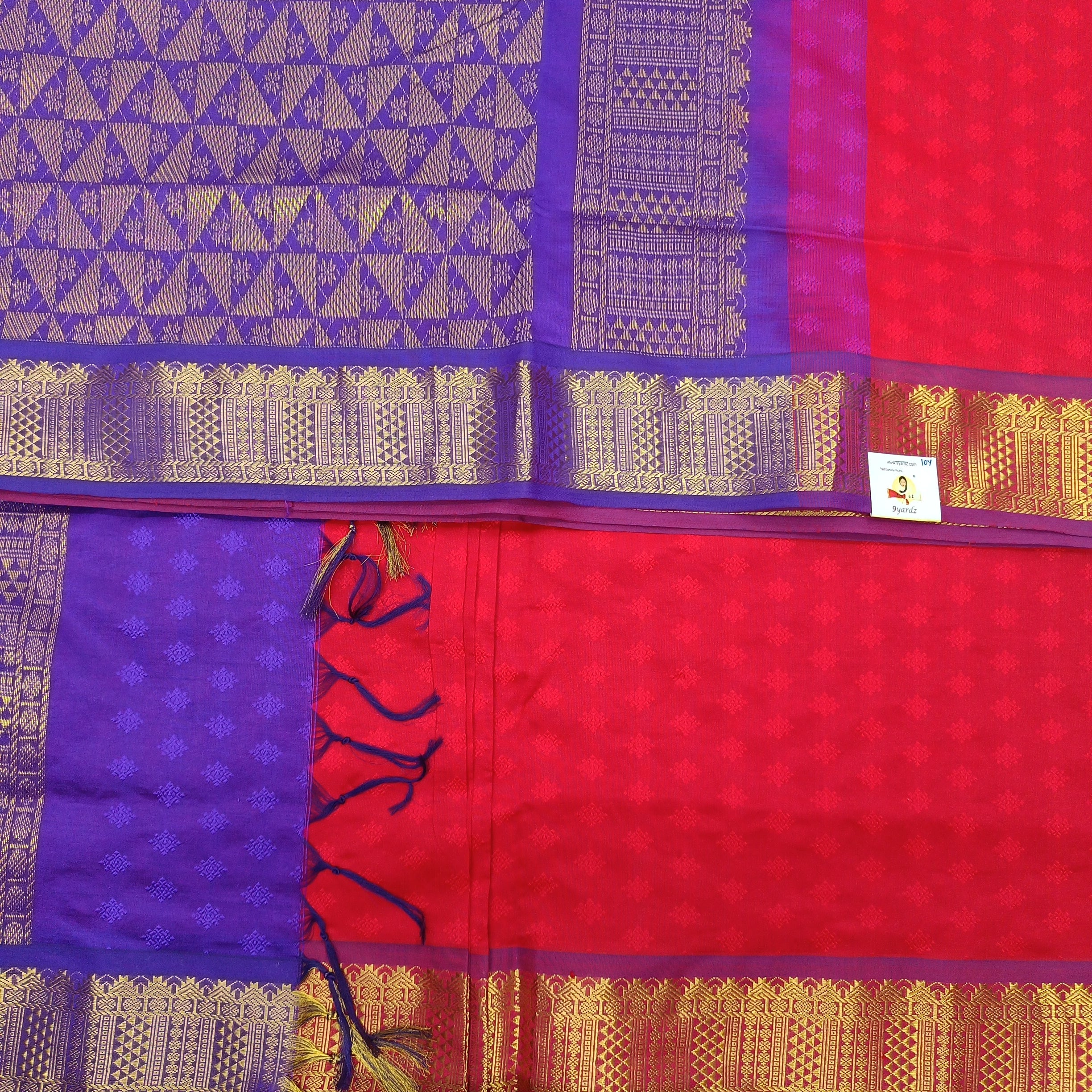 Semi Silk cotton Madisar embossed