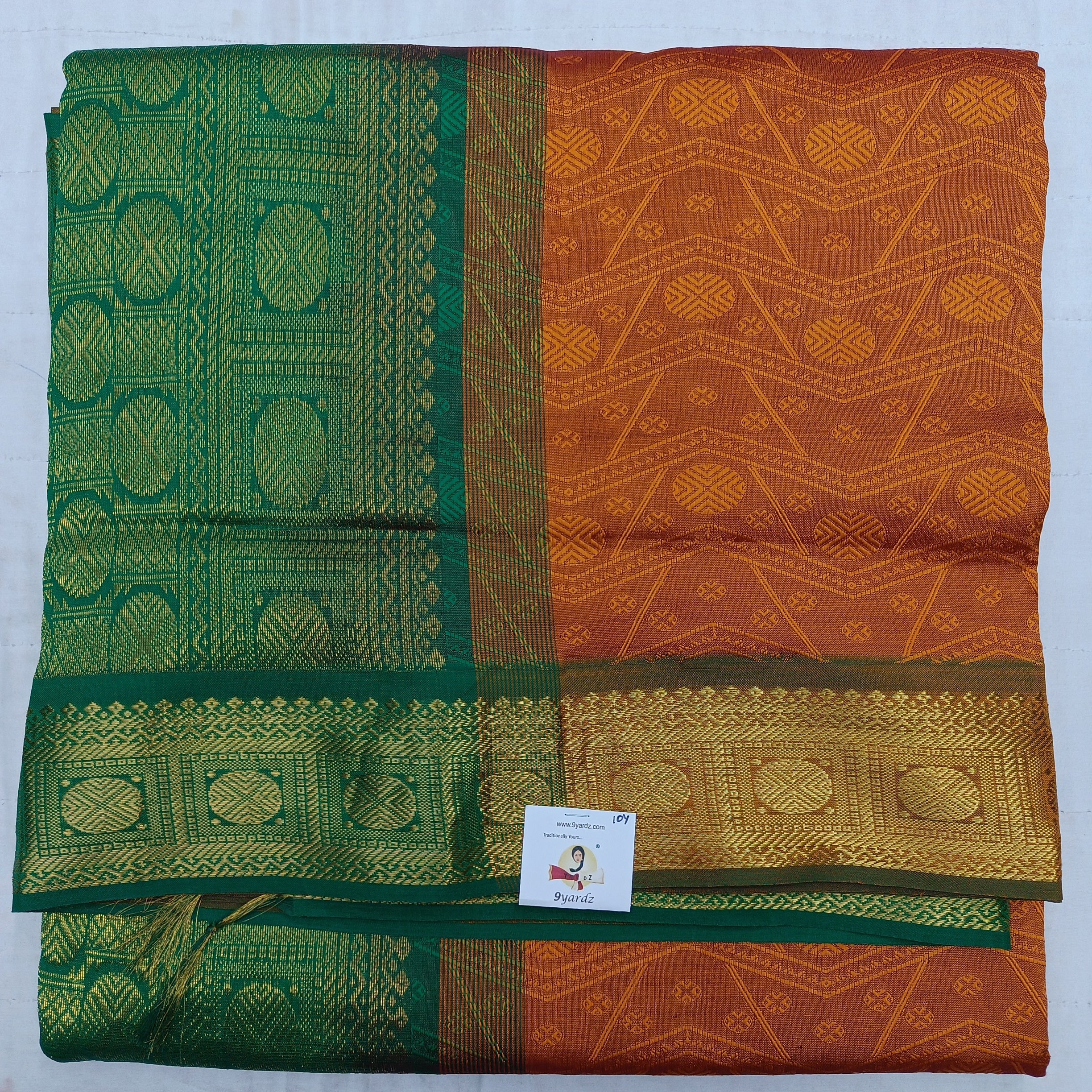 Semi Silk cotton Madisar embossed