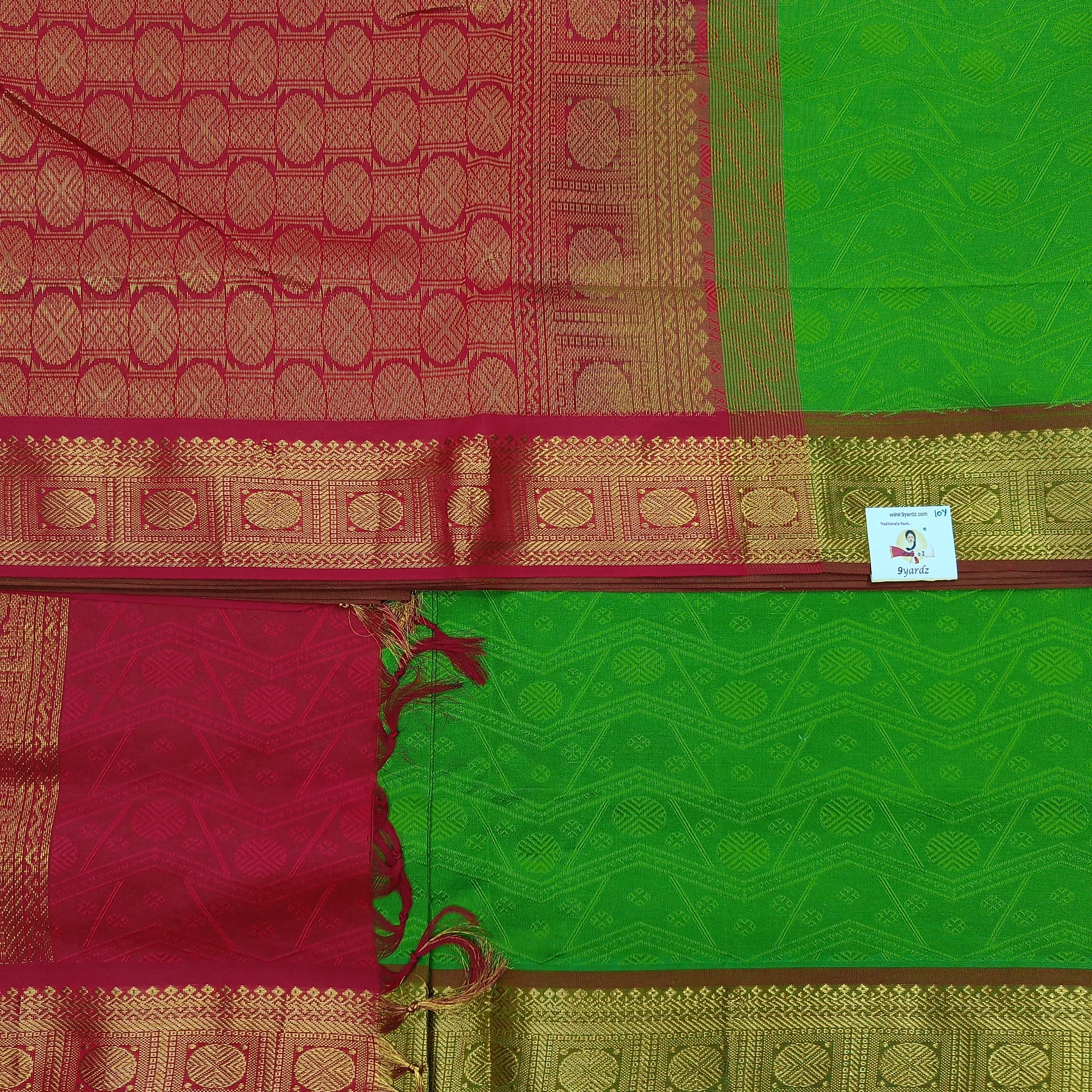 Semi Silk cotton Madisar embossed