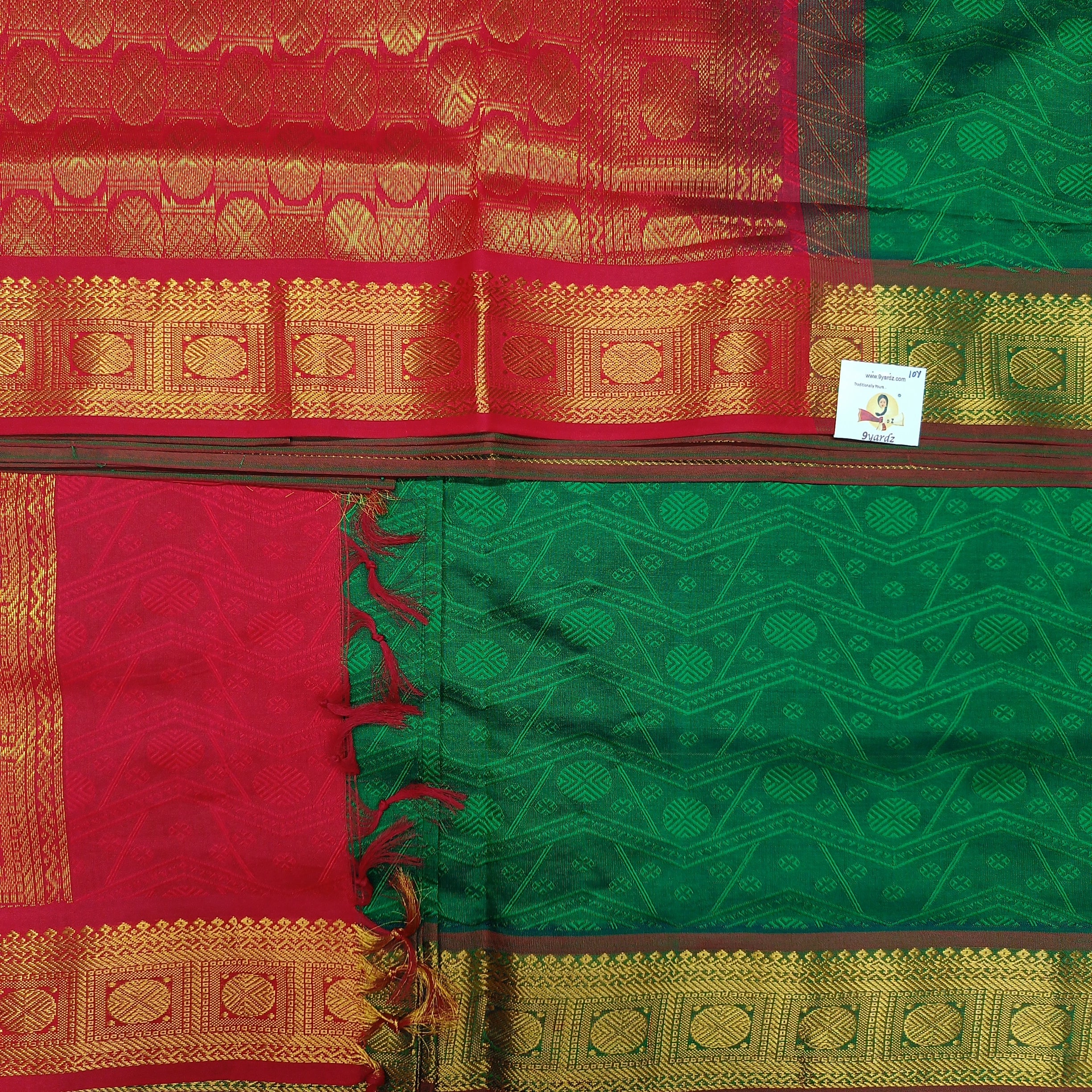 Semi Silk cotton Madisar embossed