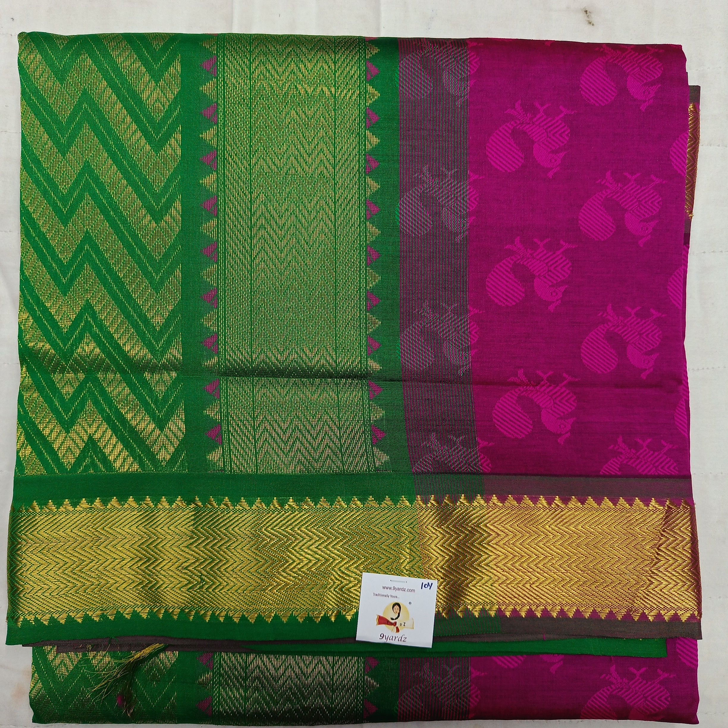 Semi Silk cotton Madisar embossed