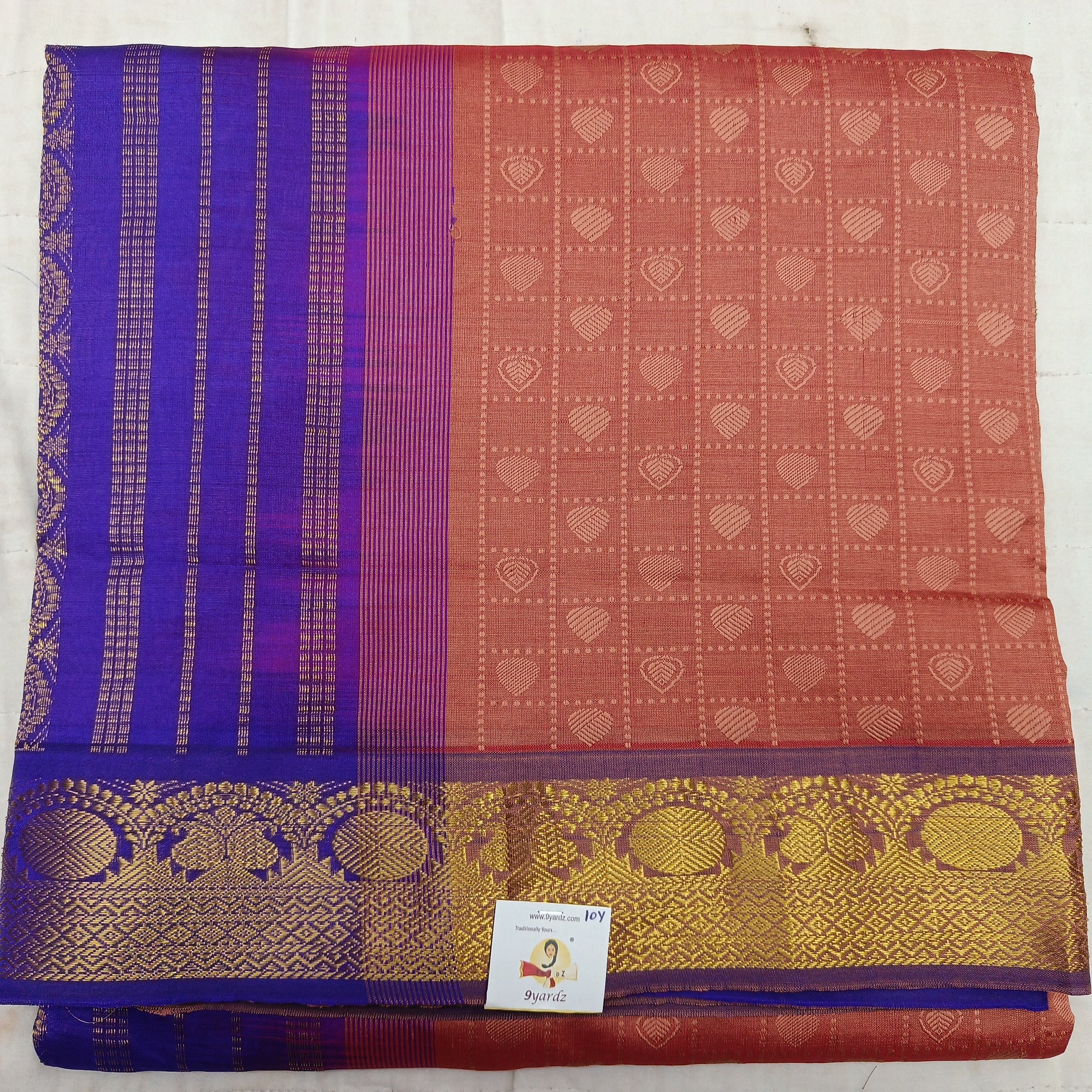 Semi Silk cotton Madisar embossed