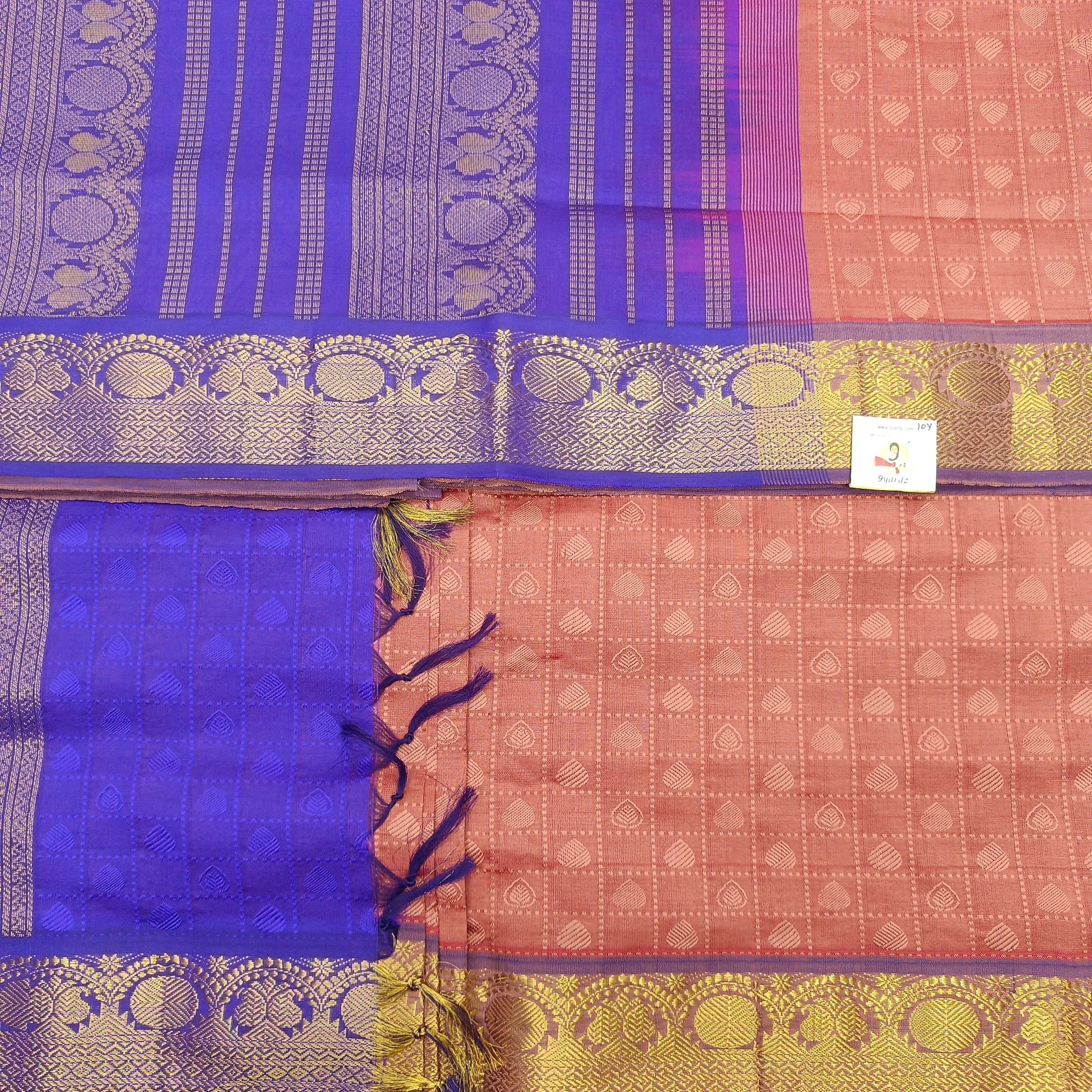 Semi Silk cotton Madisar embossed