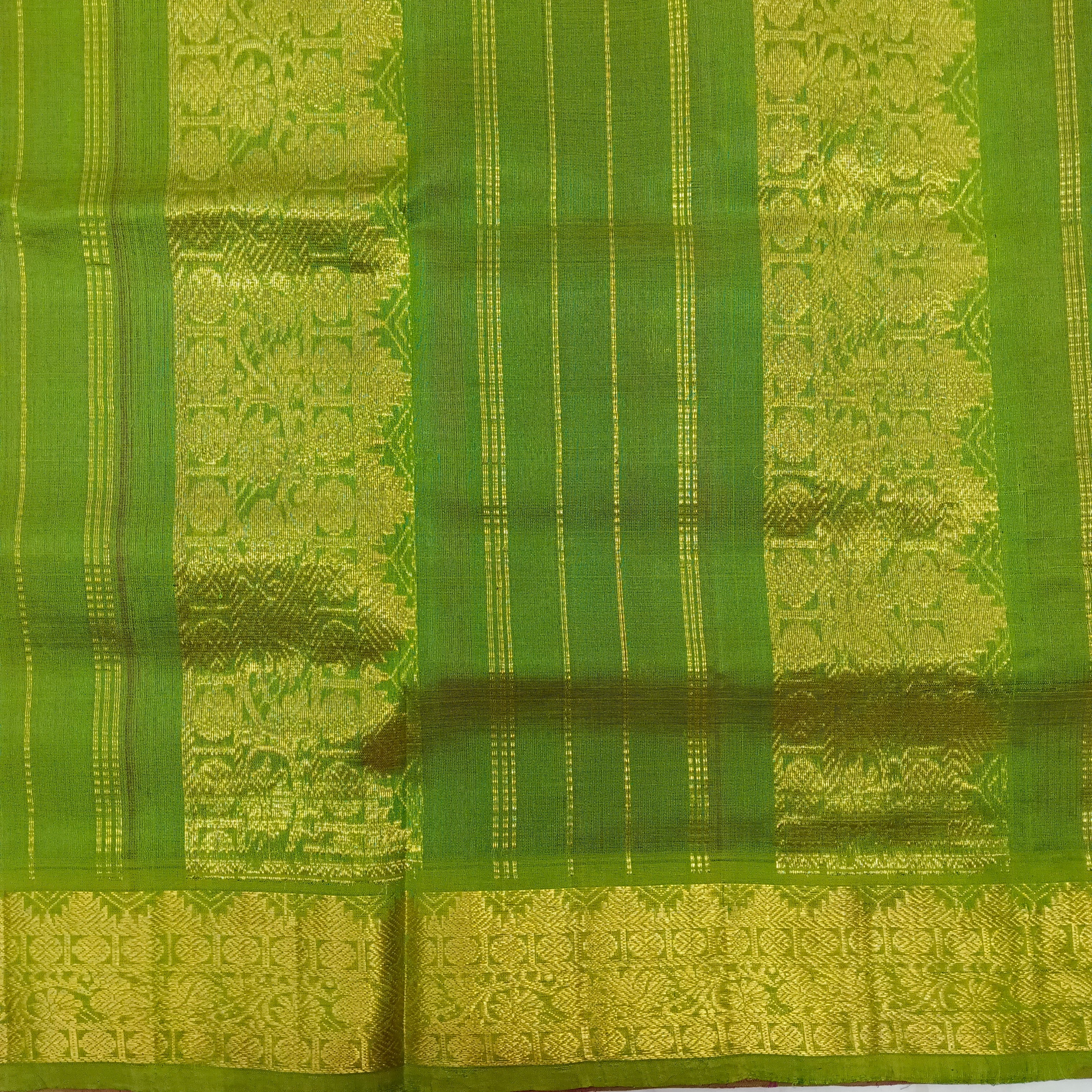 Pure silk cotton with butta -10 yards madisar