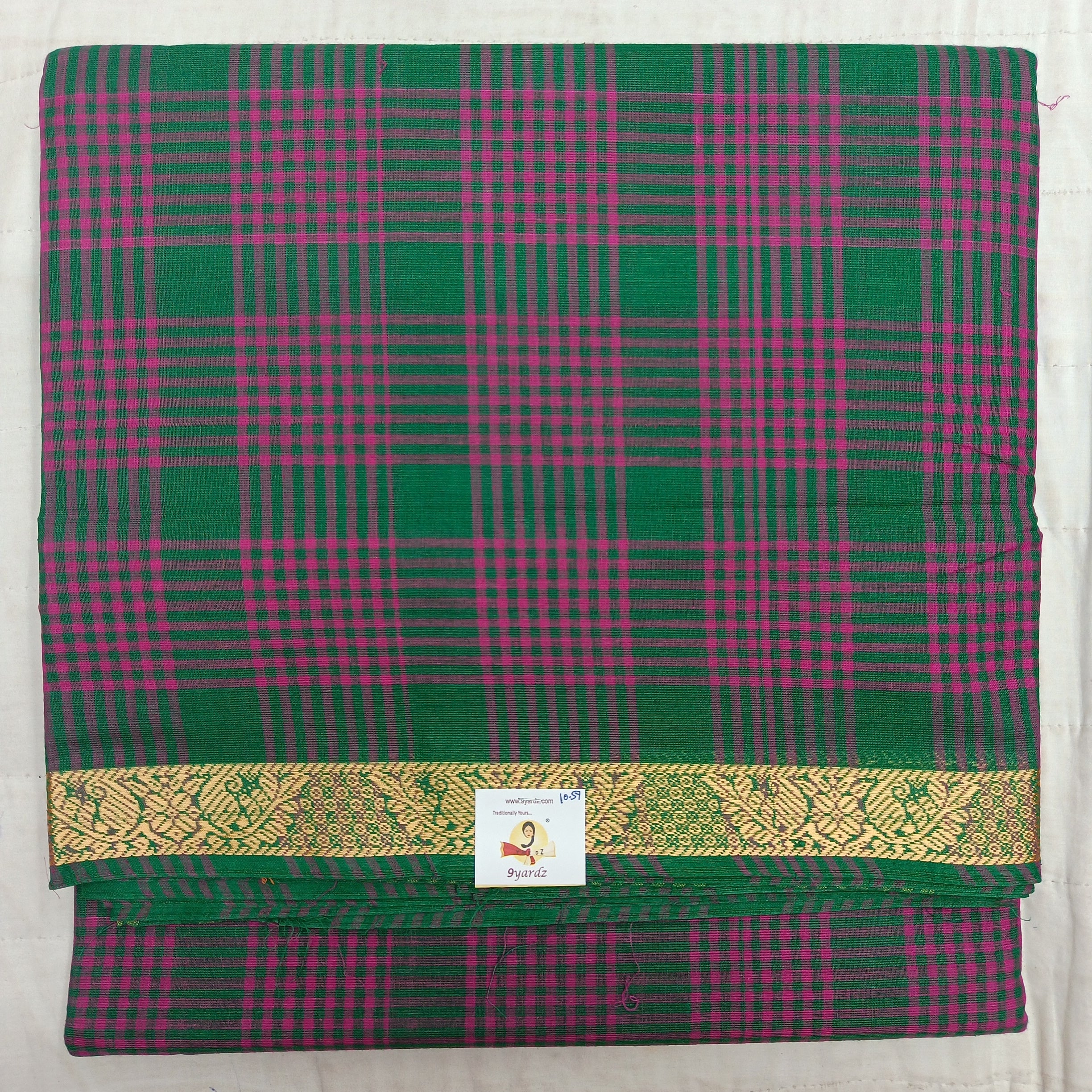 Chettinadu / Karaikudi cotton 10.5 yards madisar