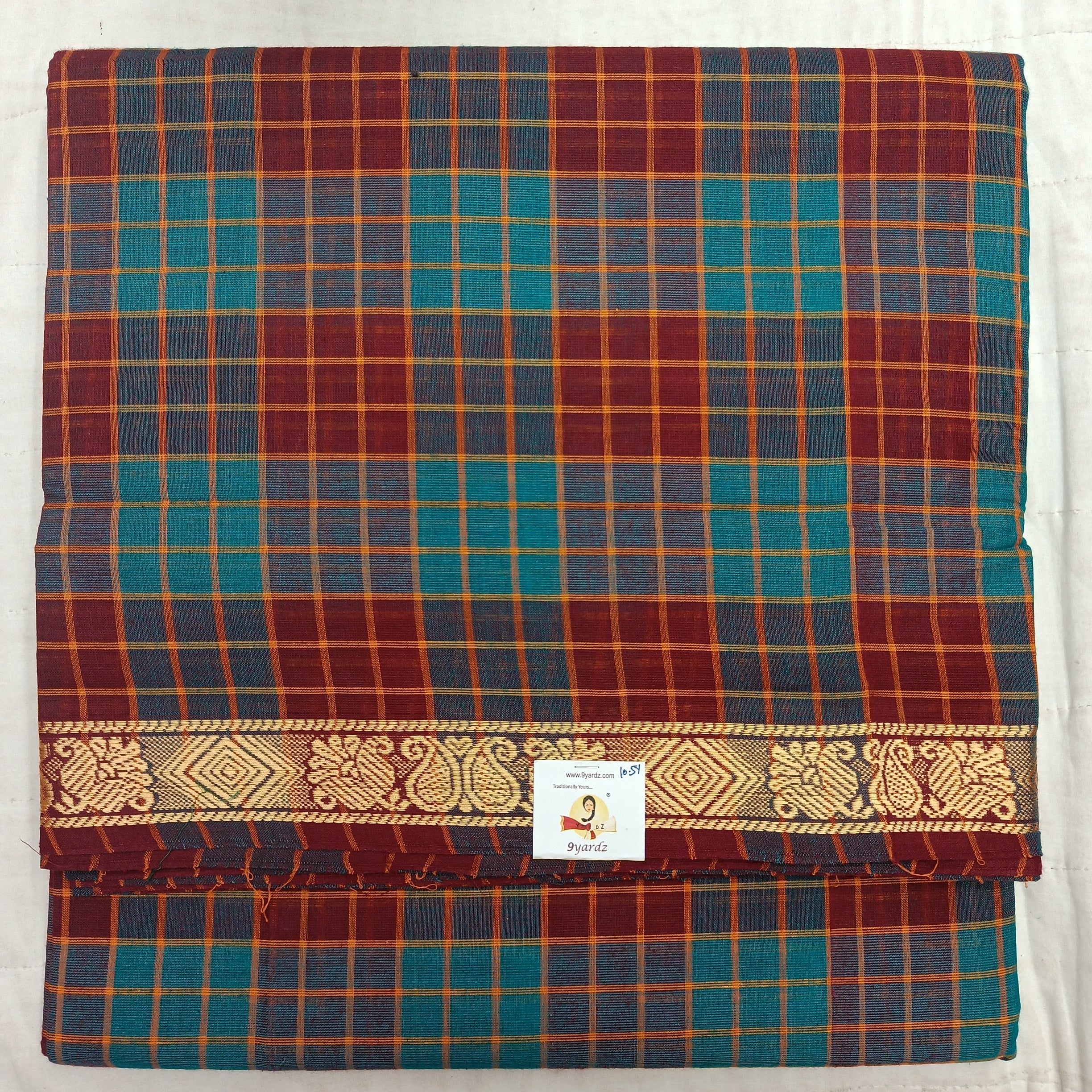 Chettinadu / Karaikudi cotton 10.5 yards madisar