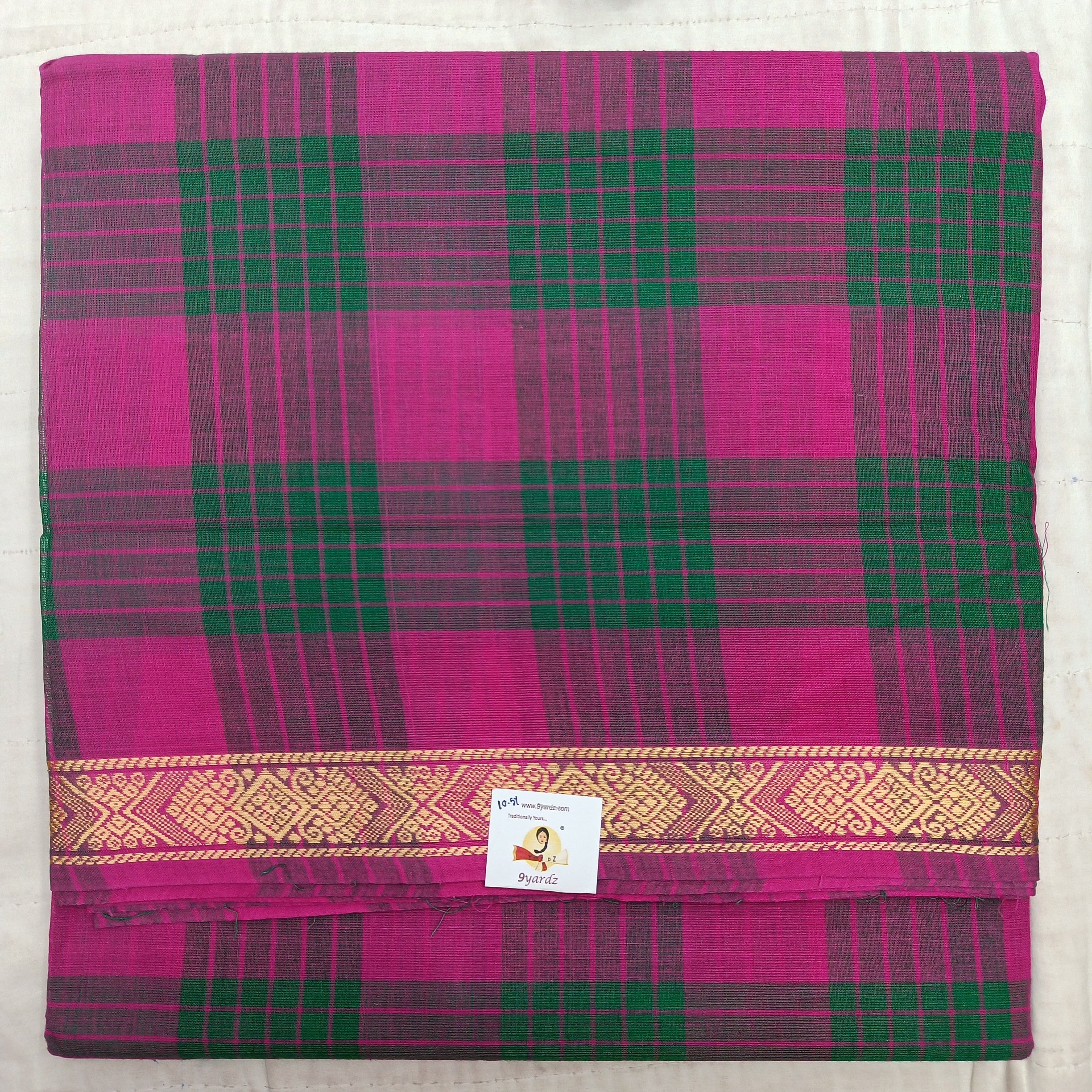 Chettinadu / Karaikudi cotton 10.5 yards madisar