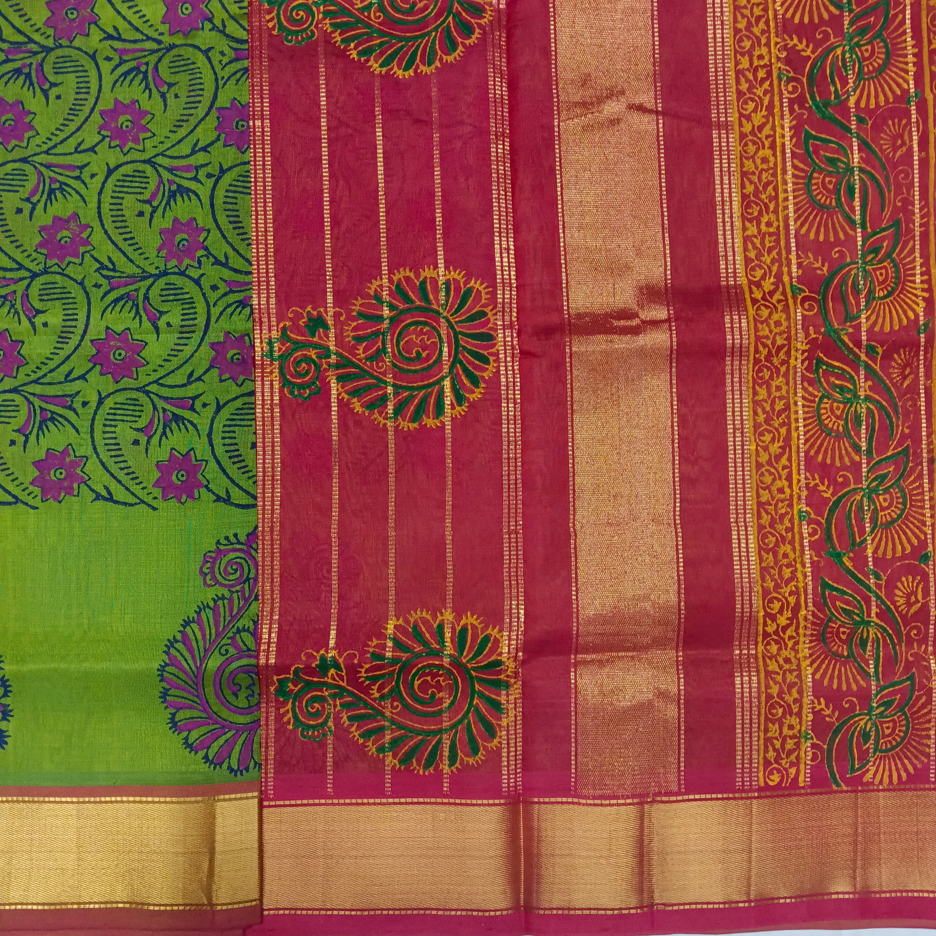 Pure silk cotton - Printed 10yards madisar