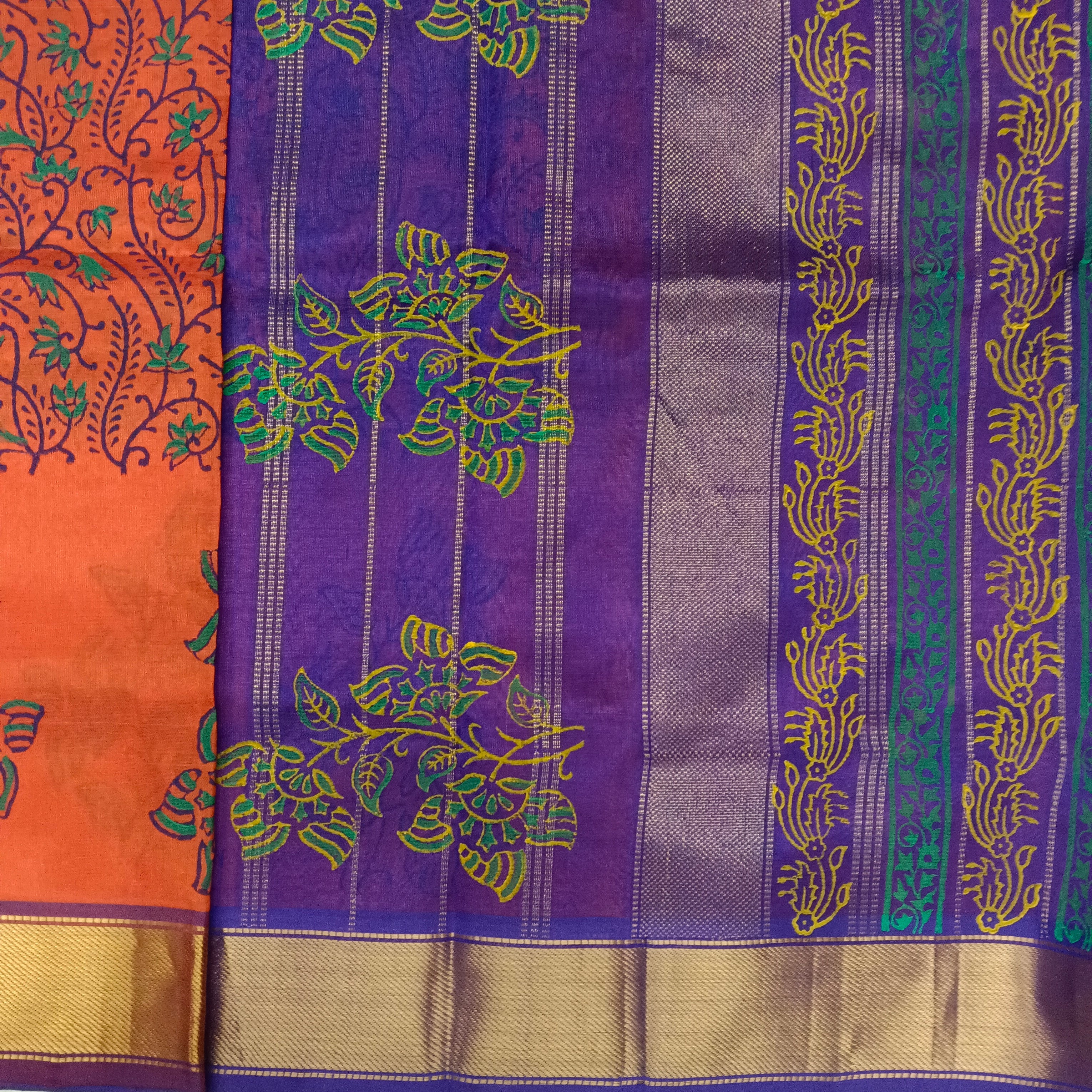Pure silk cotton - Printed 10yards madisar