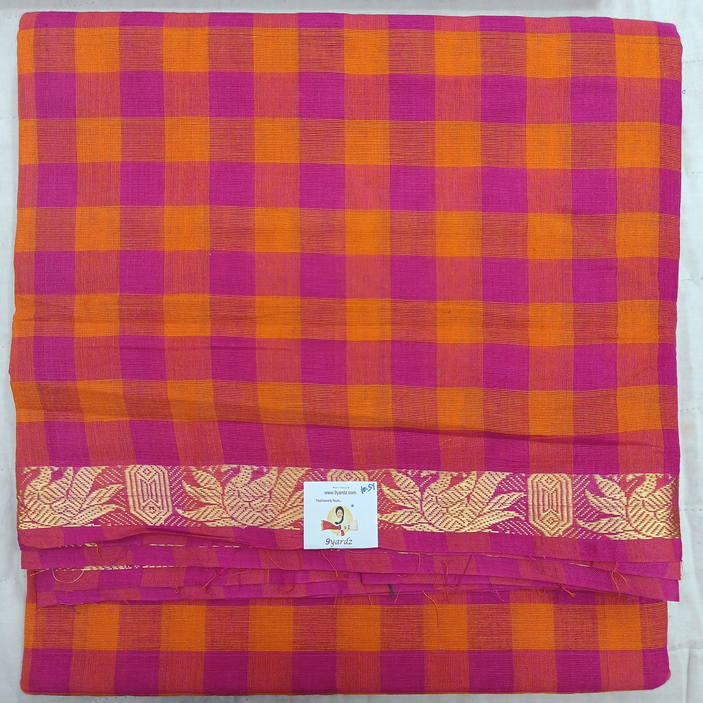 Chettinadu / Karaikudi cotton 10.5 yards madisar
