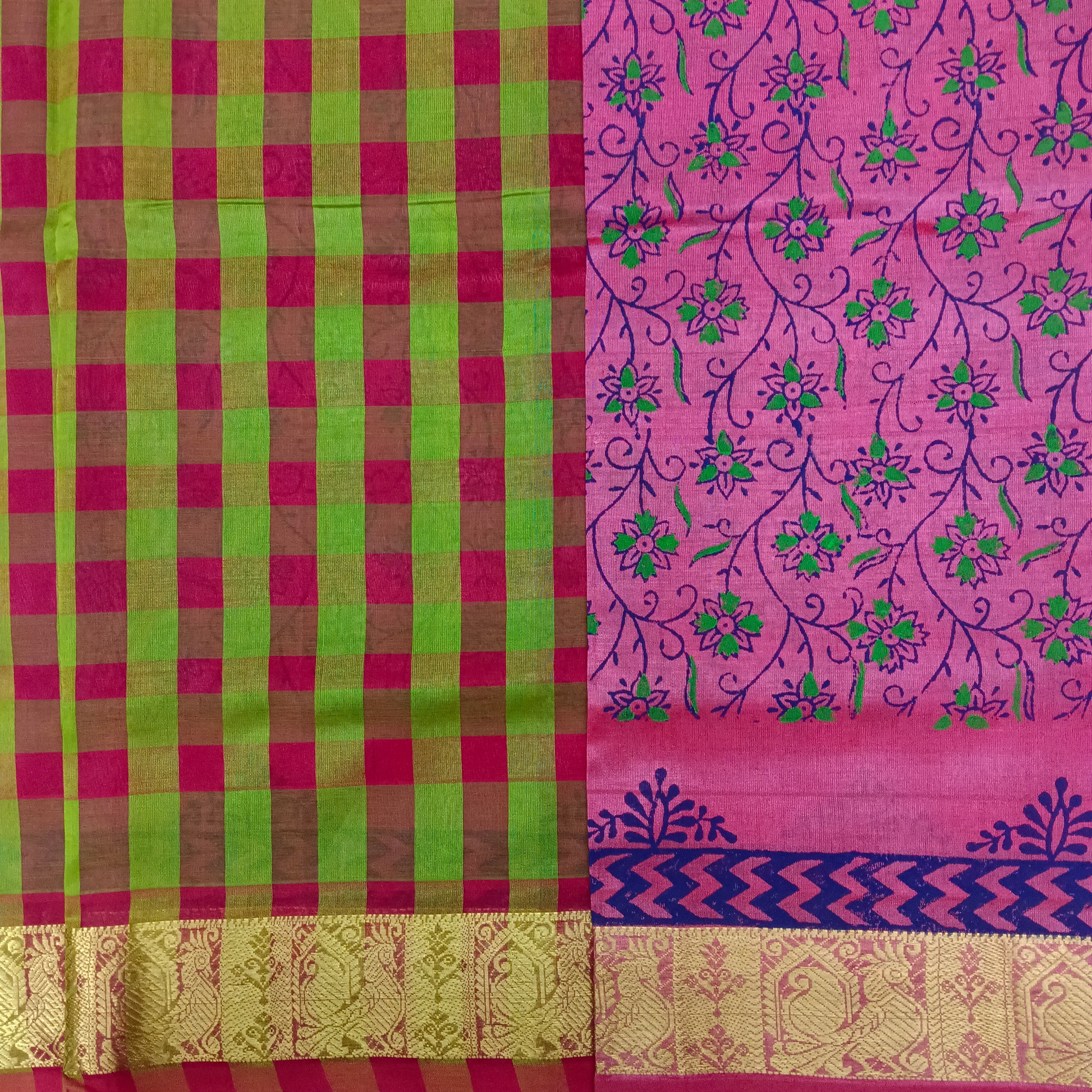 Pure silk cotton - Printed 10yards madisar