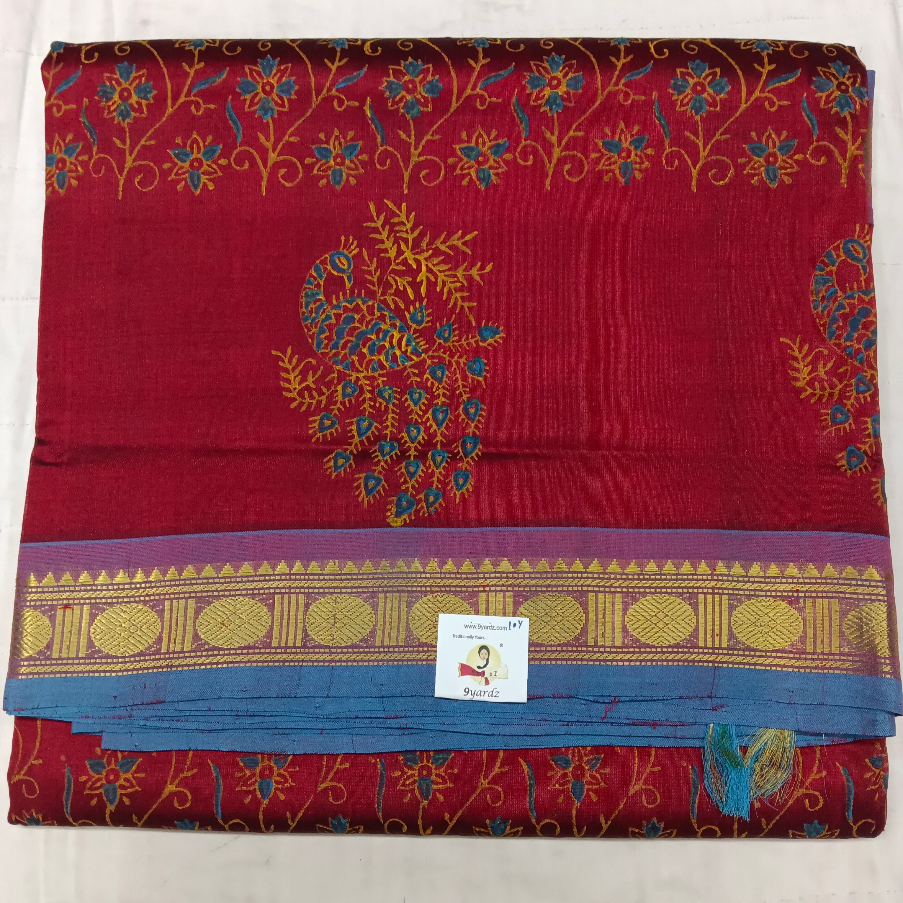 Pure silk cotton - Printed 10yards madisar