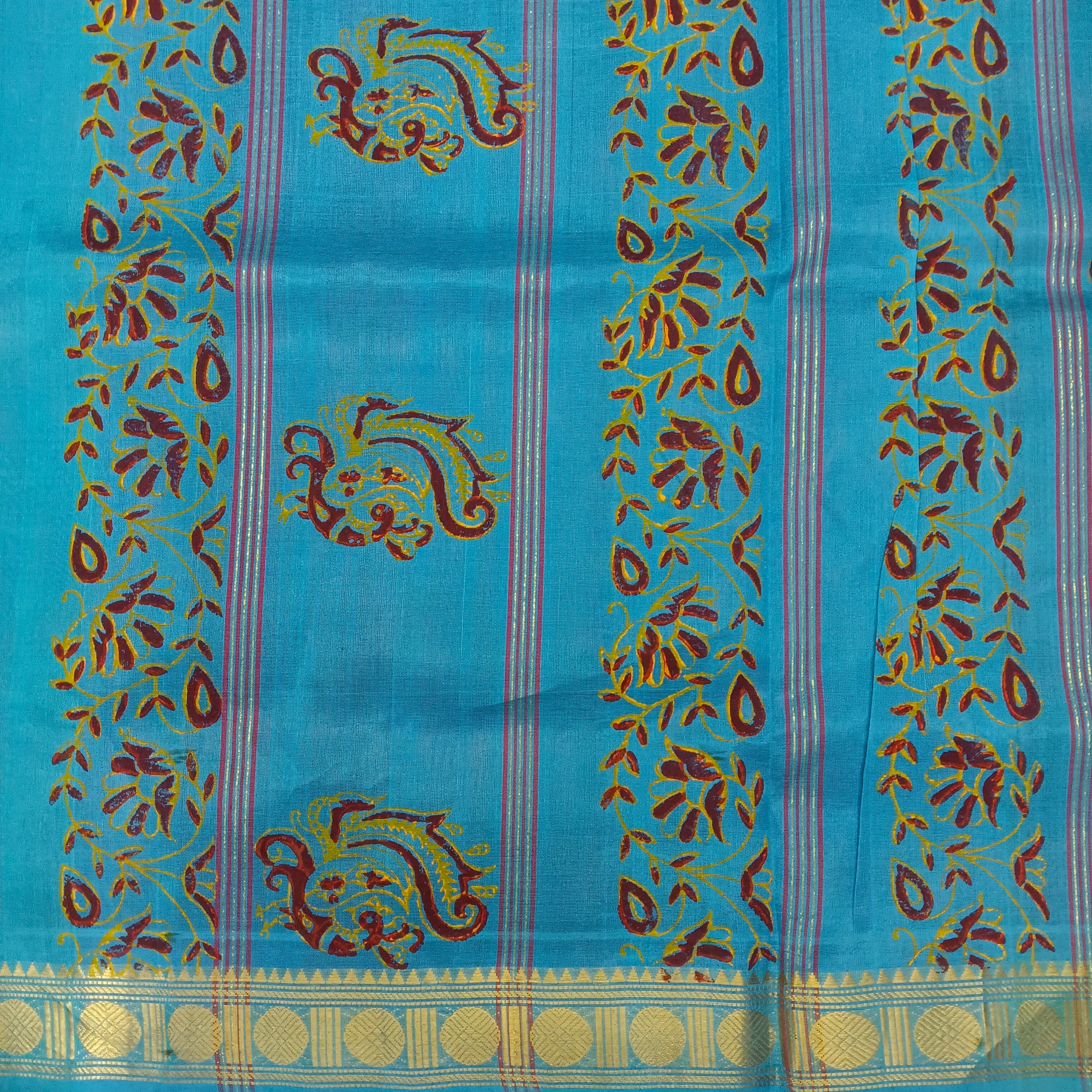 Pure silk cotton - Printed 10yards madisar