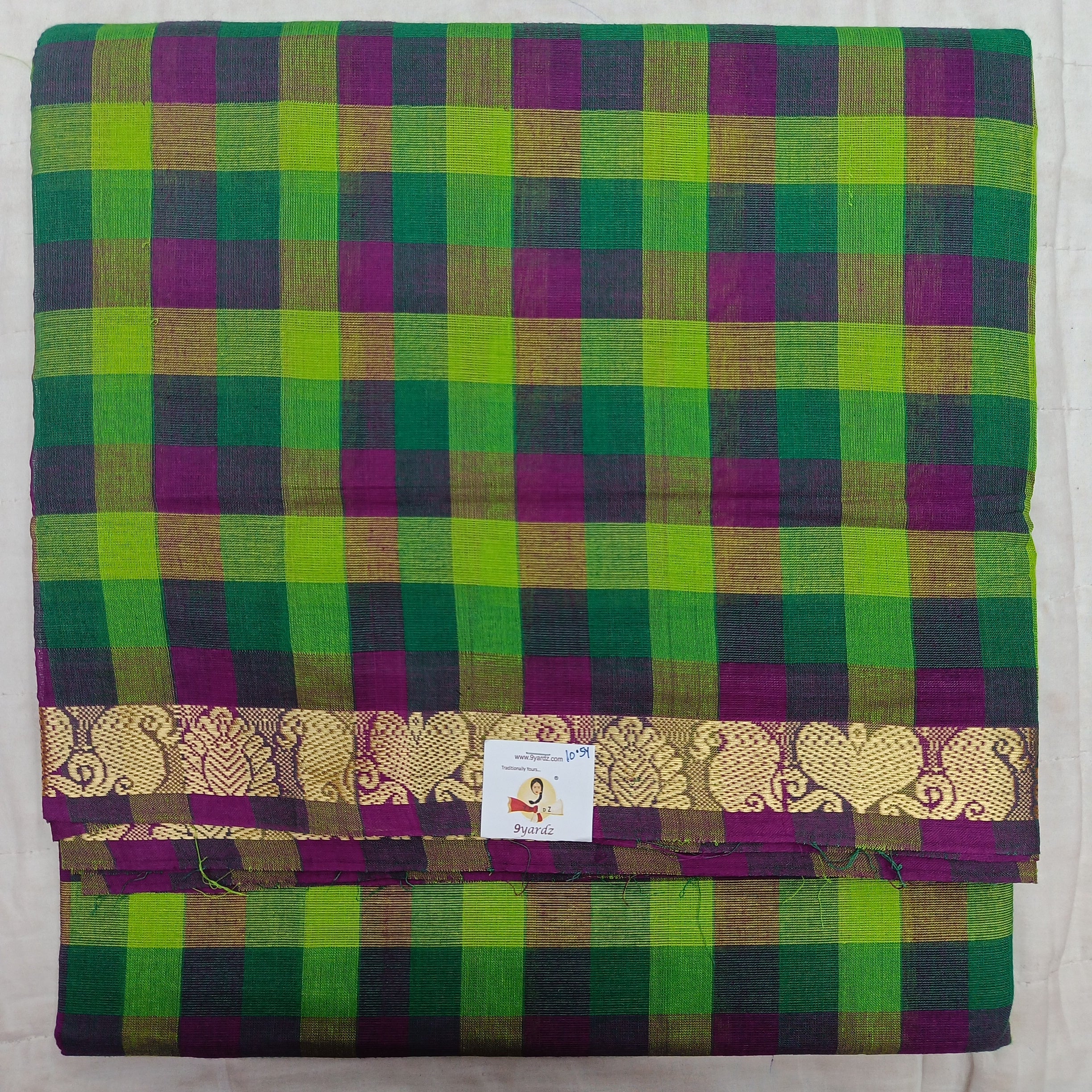 Chettinadu / Karaikudi cotton 10.5 yards madisar
