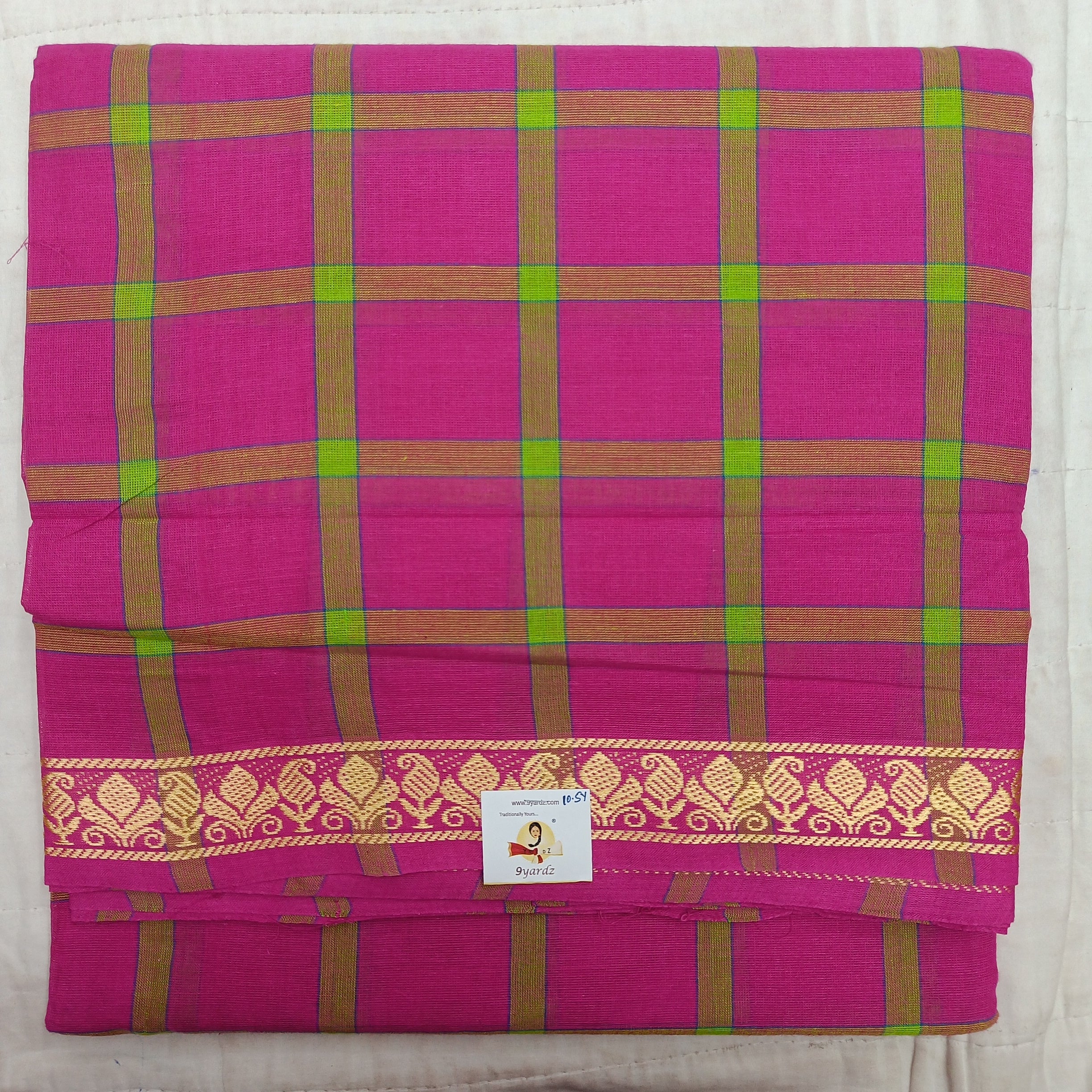 Chettinadu / Karaikudi cotton 10.5 yards madisar