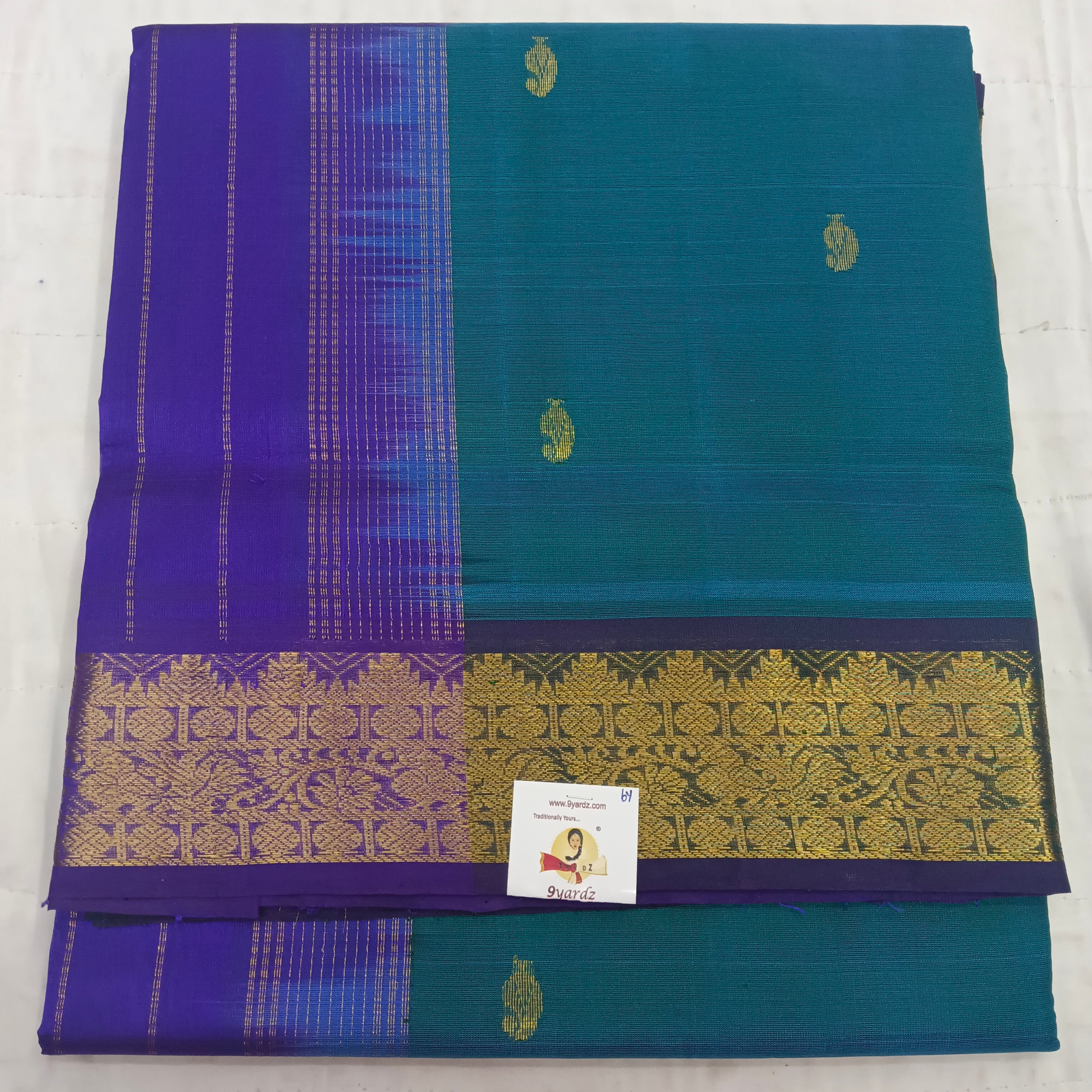 Pure silk cotton with butta