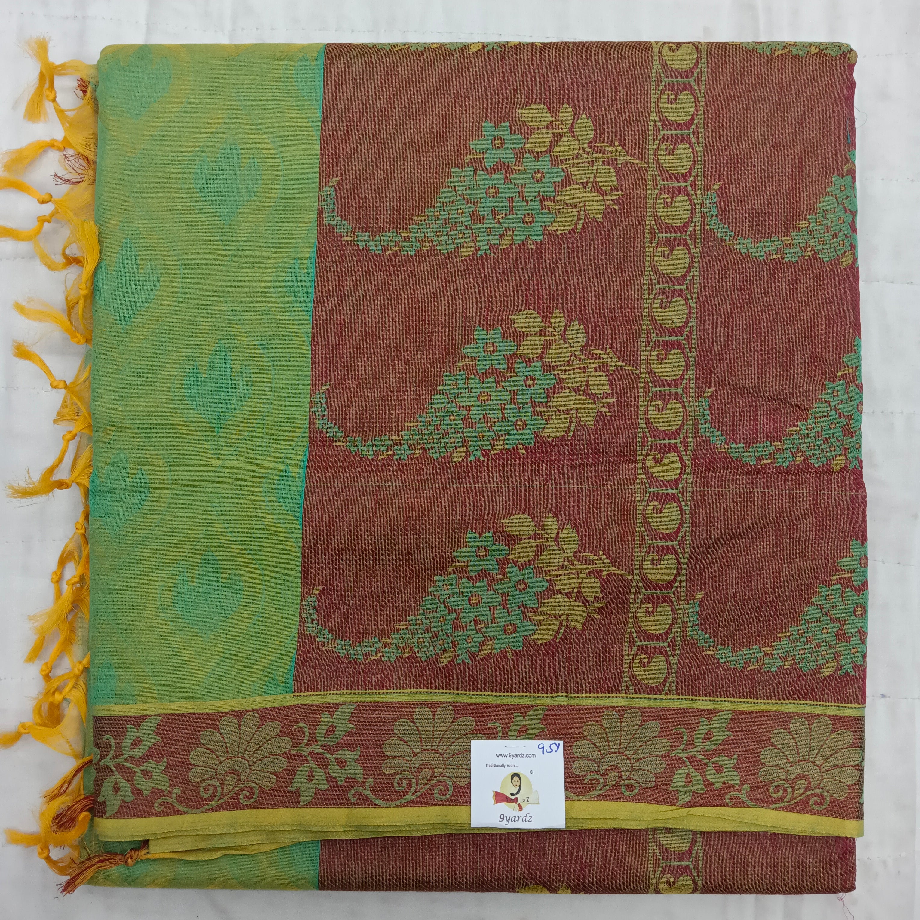 Rich Cotton Embossed madisar 9.5yardz