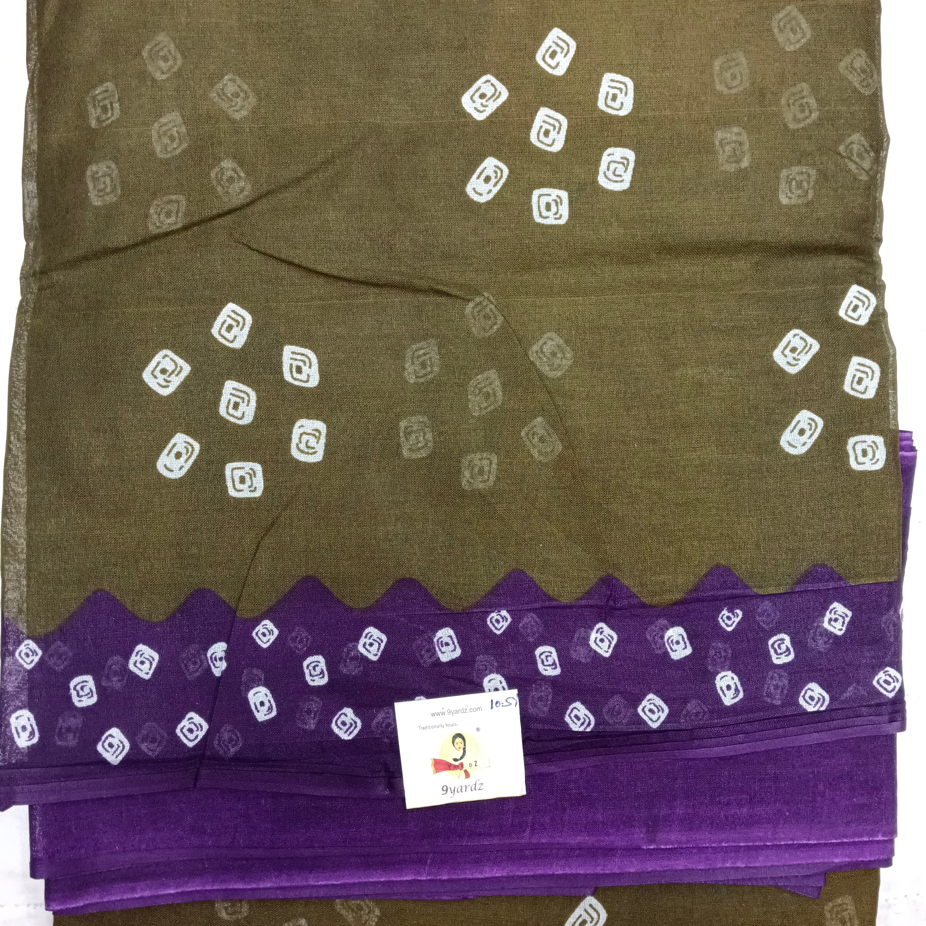 Erode cotton 10.5 yards madisar