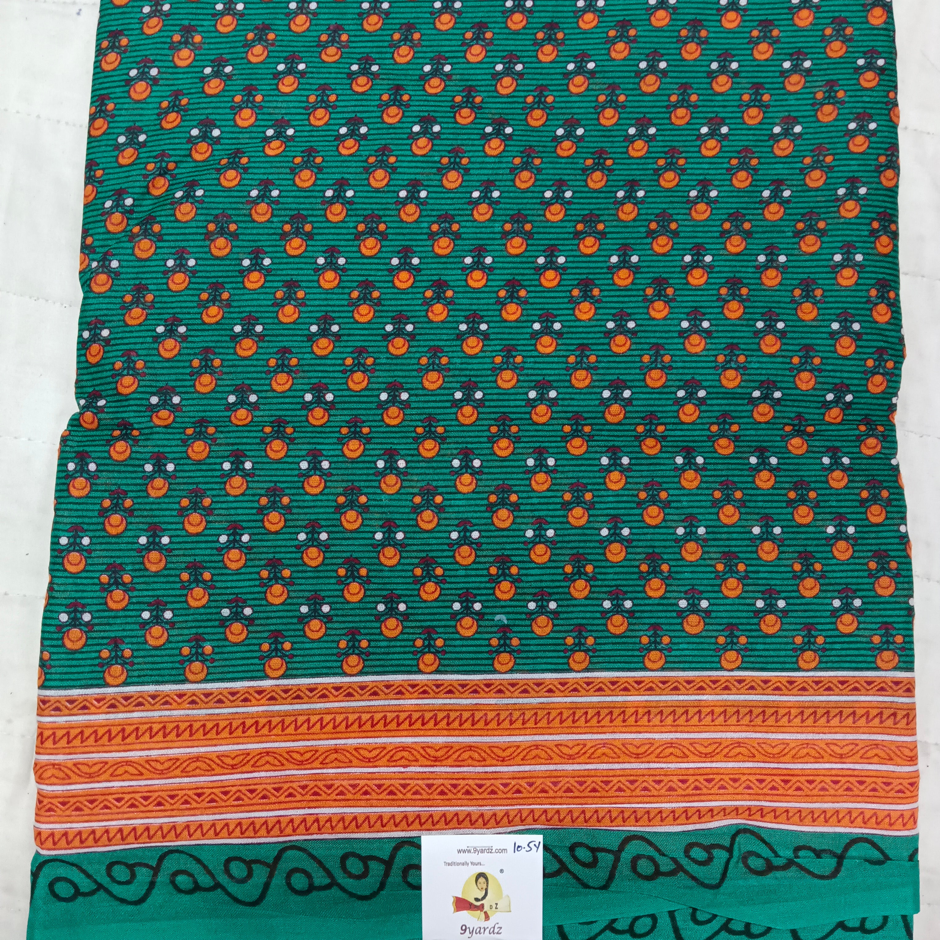 Erode cotton 10.5 yards madisar
