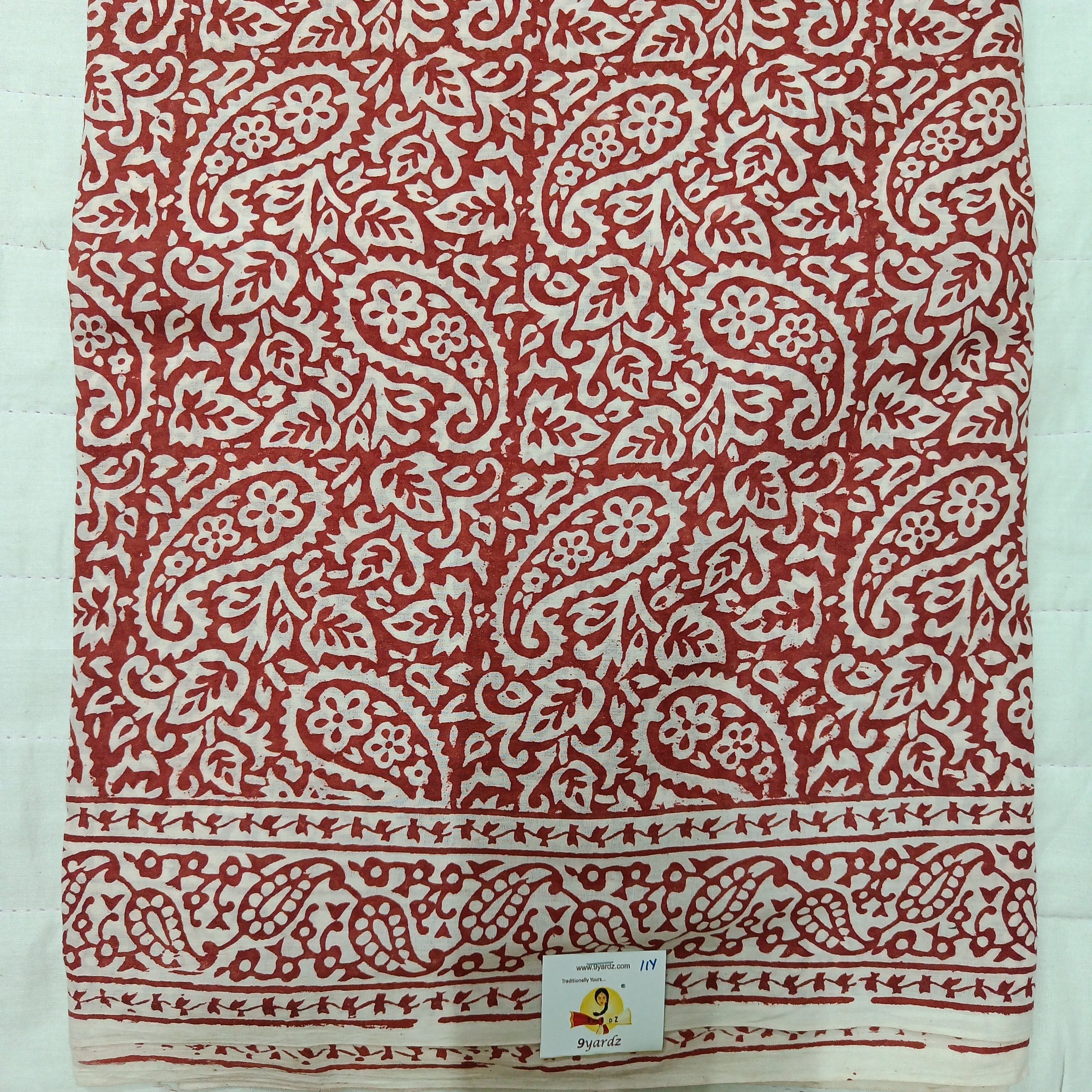 Baag/soft cotton Madisar 11 yards