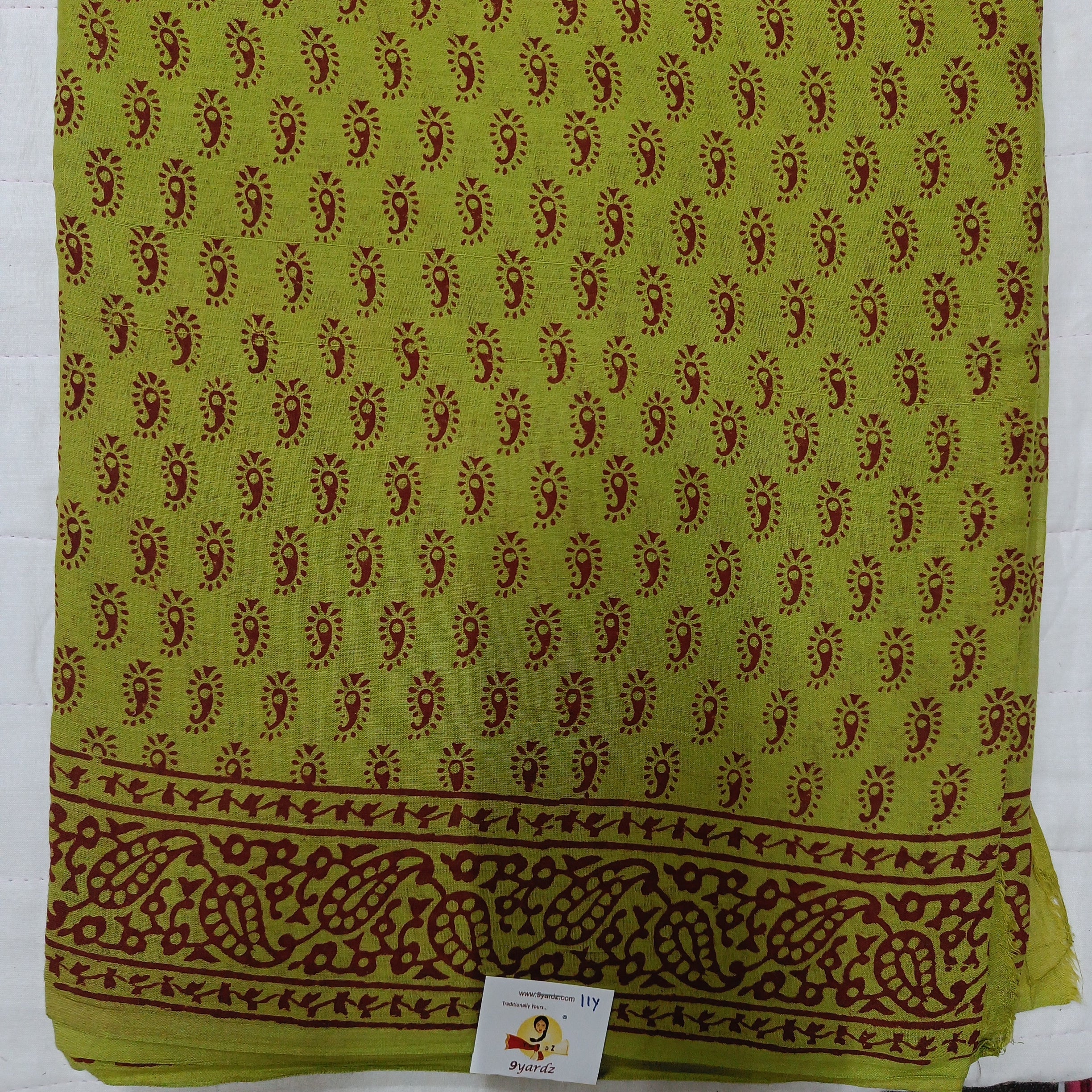 Baag/soft cotton Madisar 11 yards