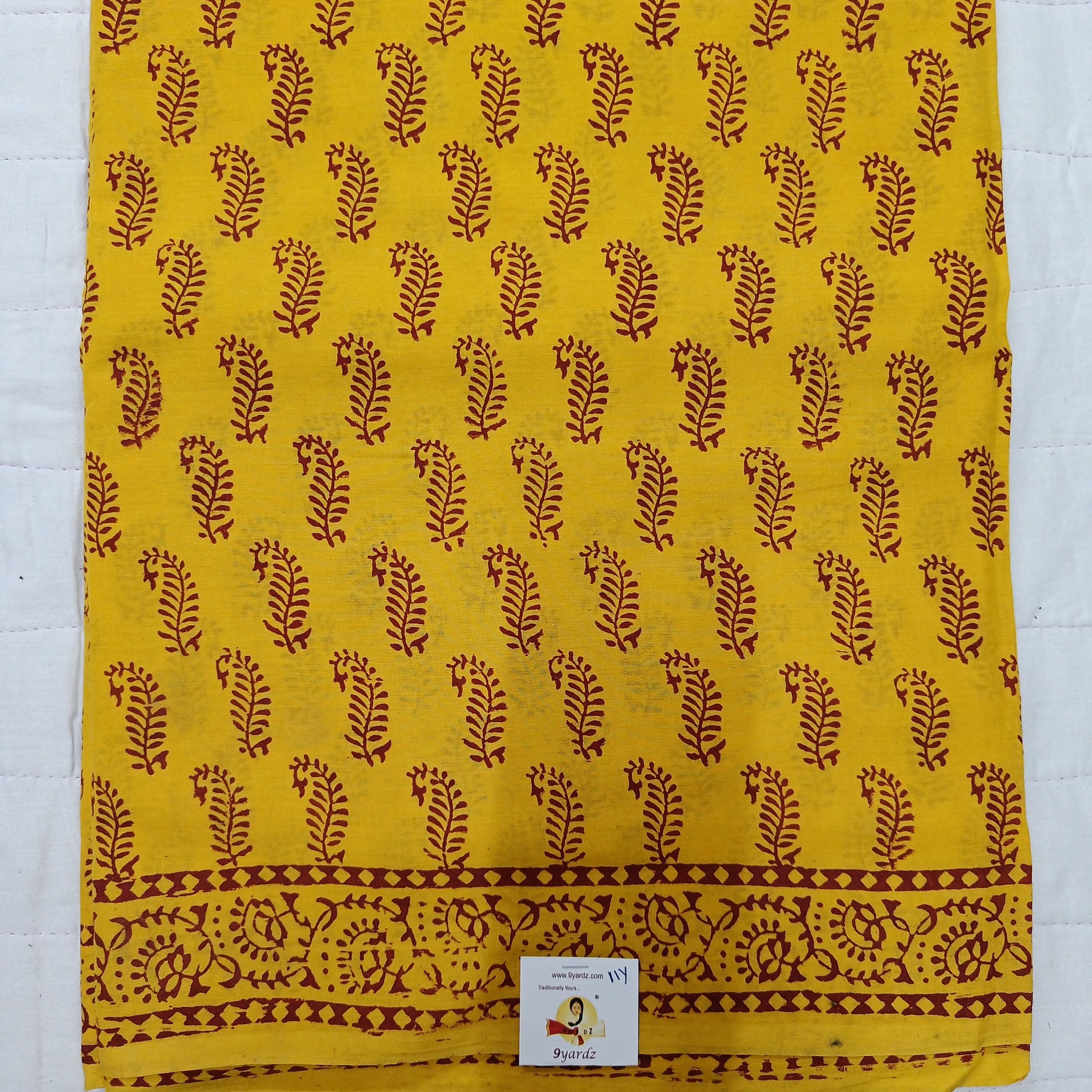 Baag/soft cotton Madisar 11 yards
