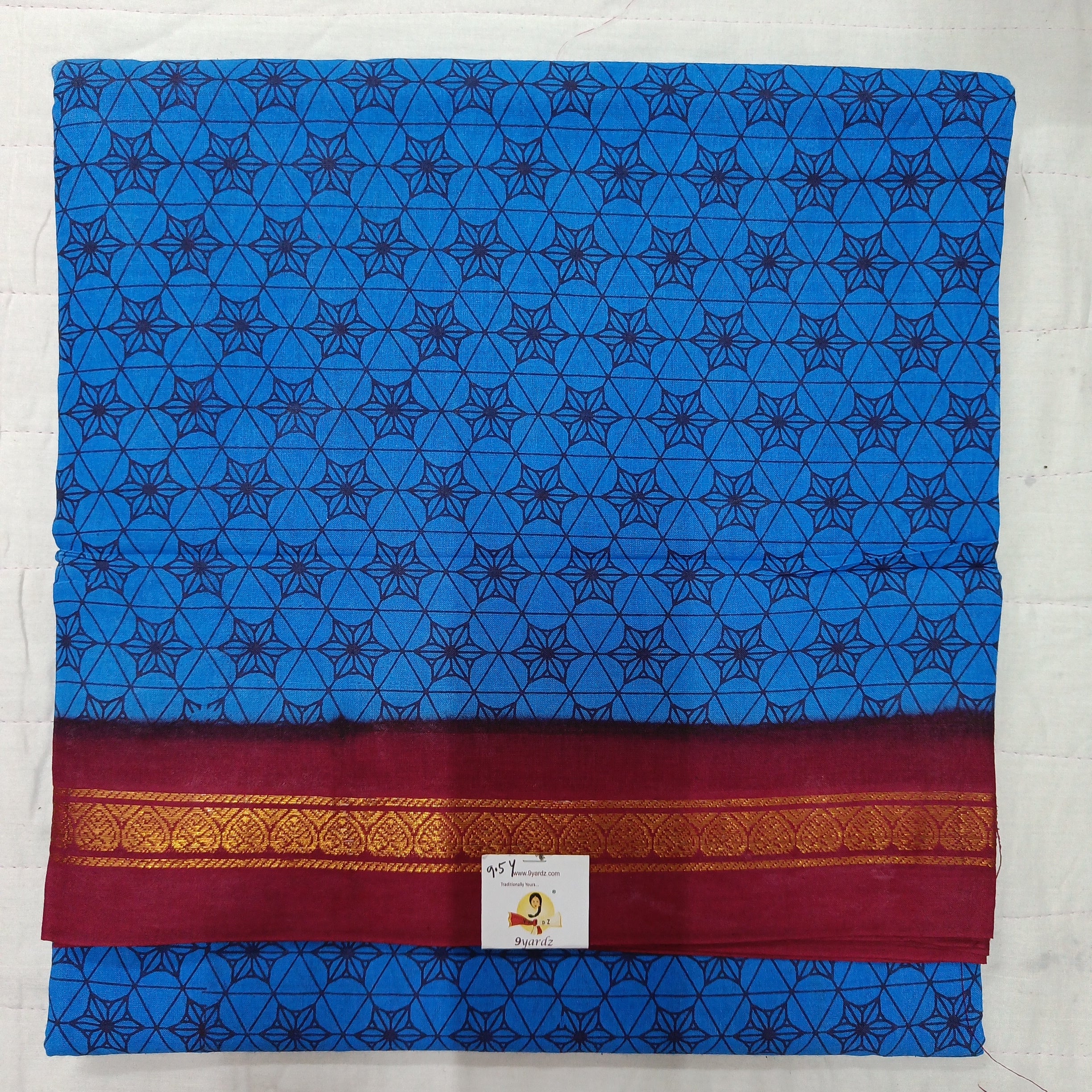Sungudi cotton 9.5 yards madisar
