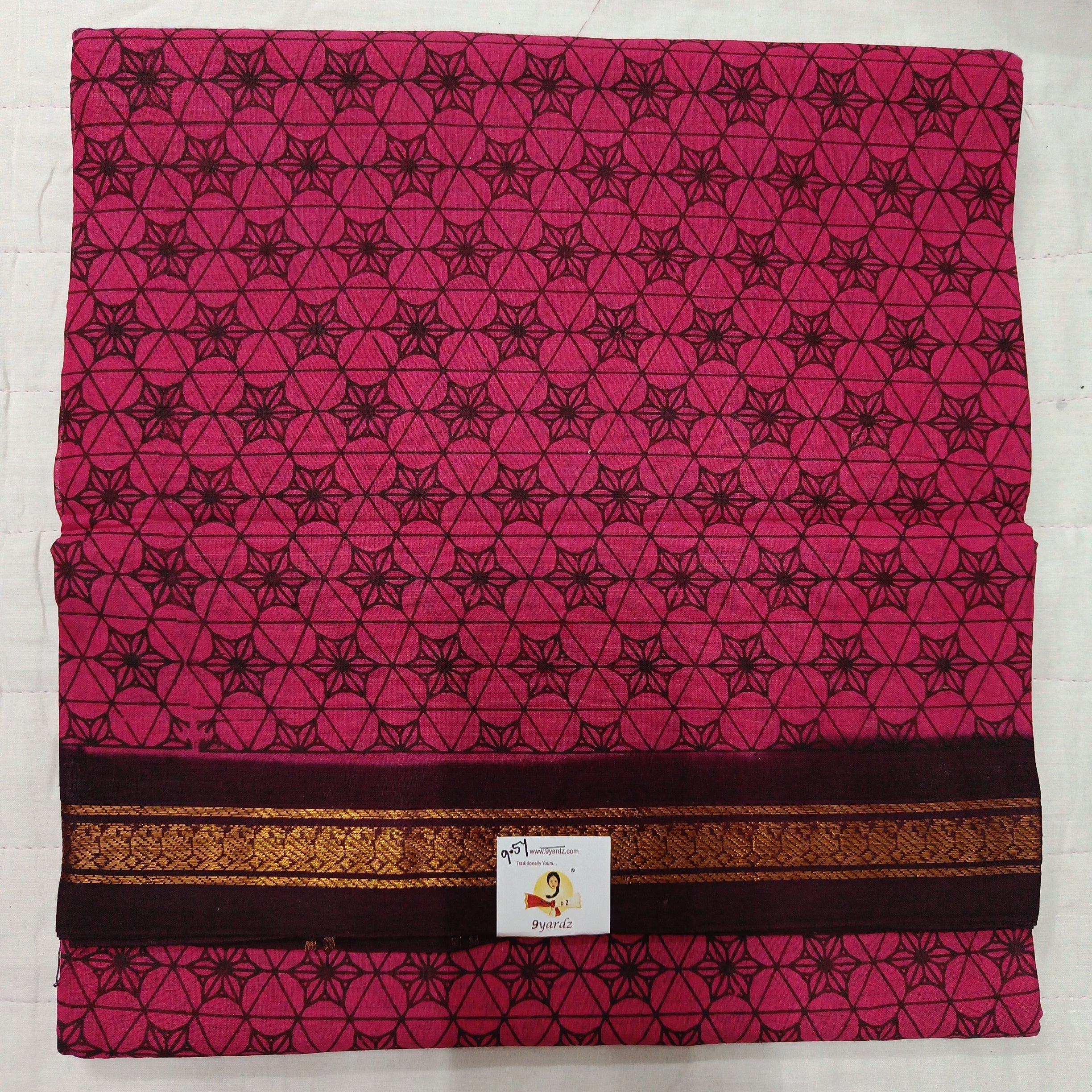 Sungudi cotton 9.5 yards madisar