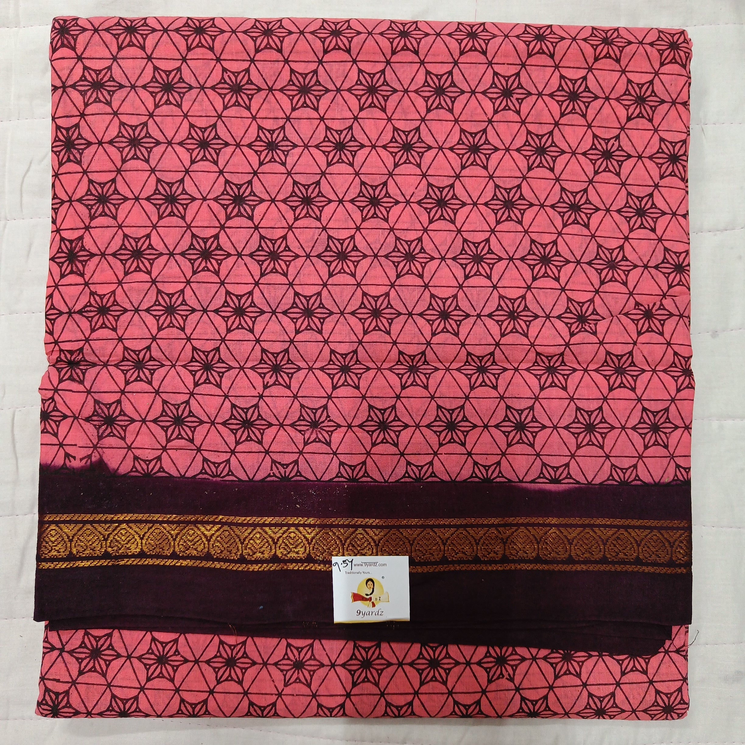 Sungudi cotton 9.5 yards madisar