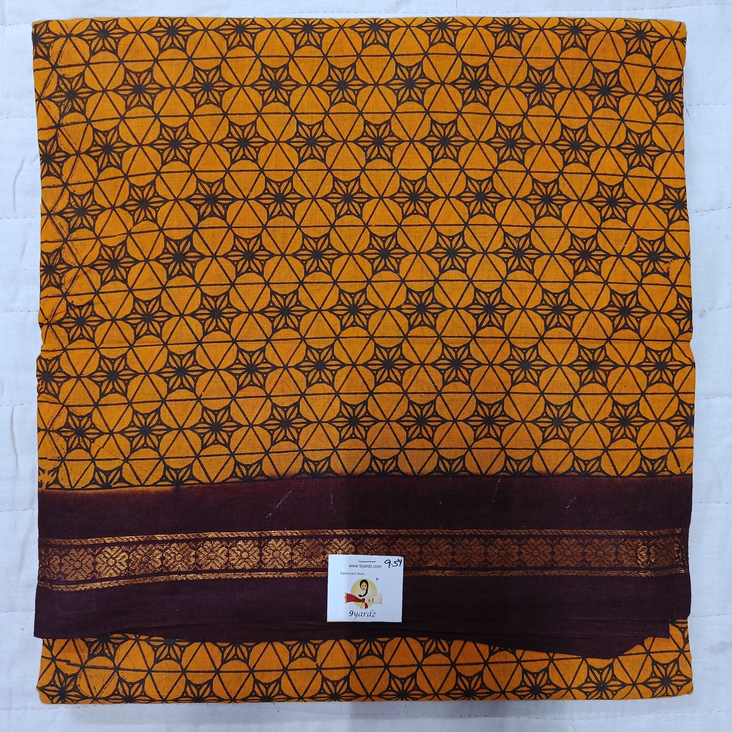 Sungudi cotton 9.5 yards madisar