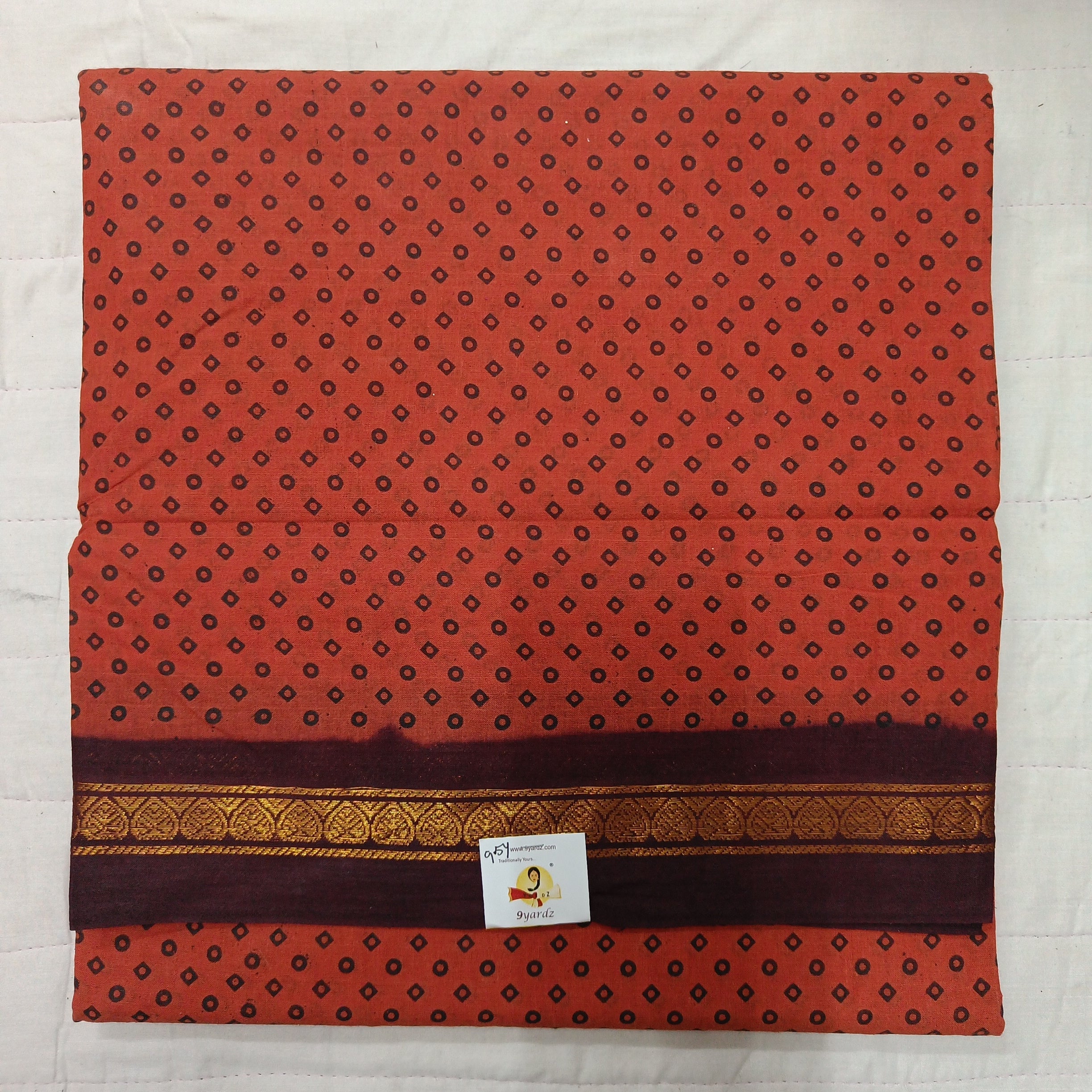 Sungudi cotton 9.5 yards madisar