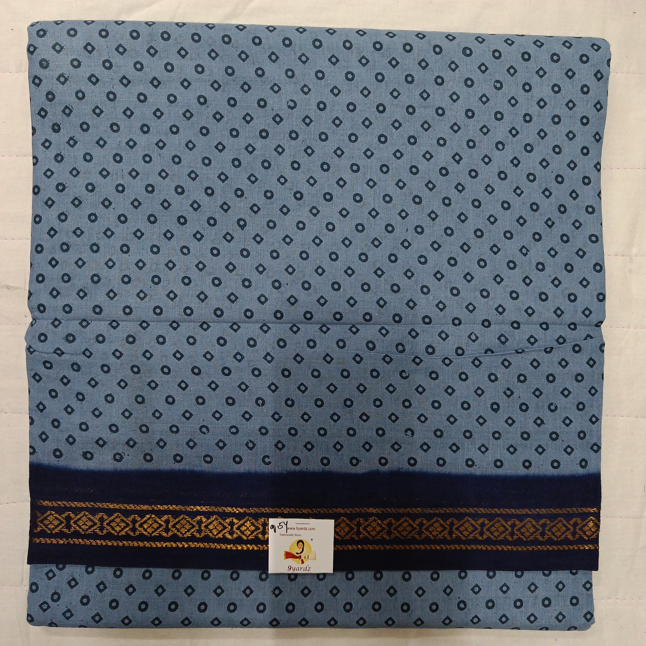 Sungudi cotton 9.5 yards madisar