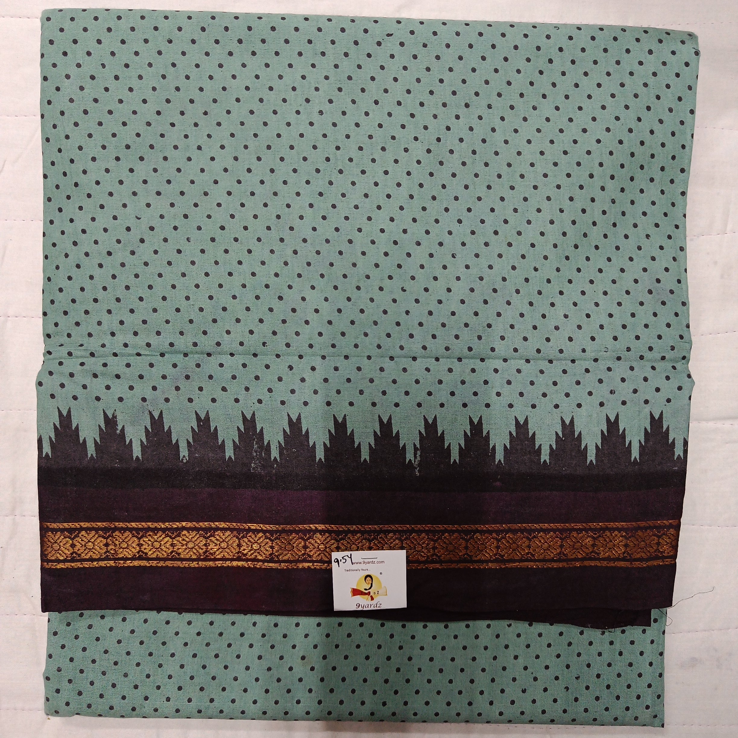 Sungudi cotton 9.5 yards madisar