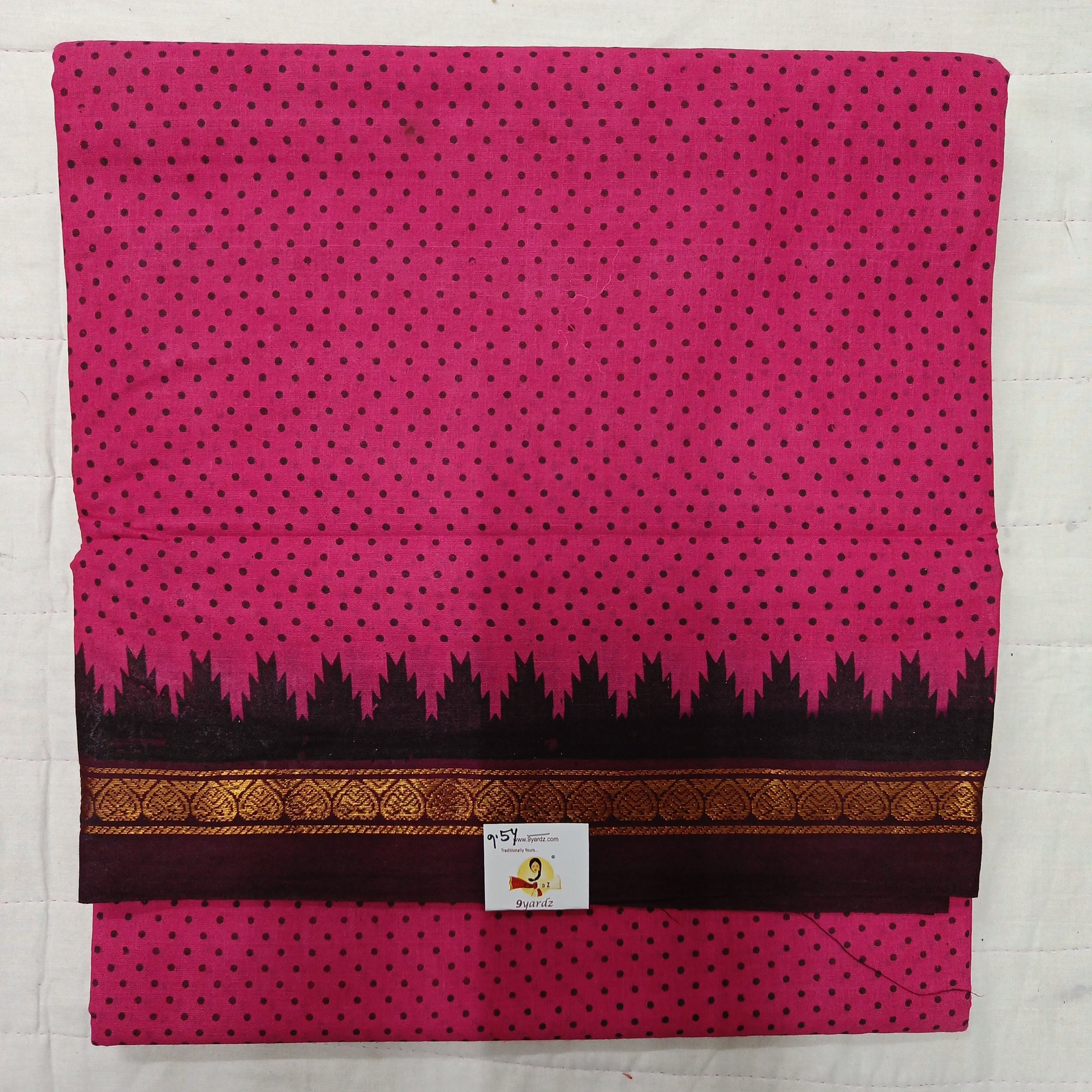 Sungudi cotton 9.5 yards madisar