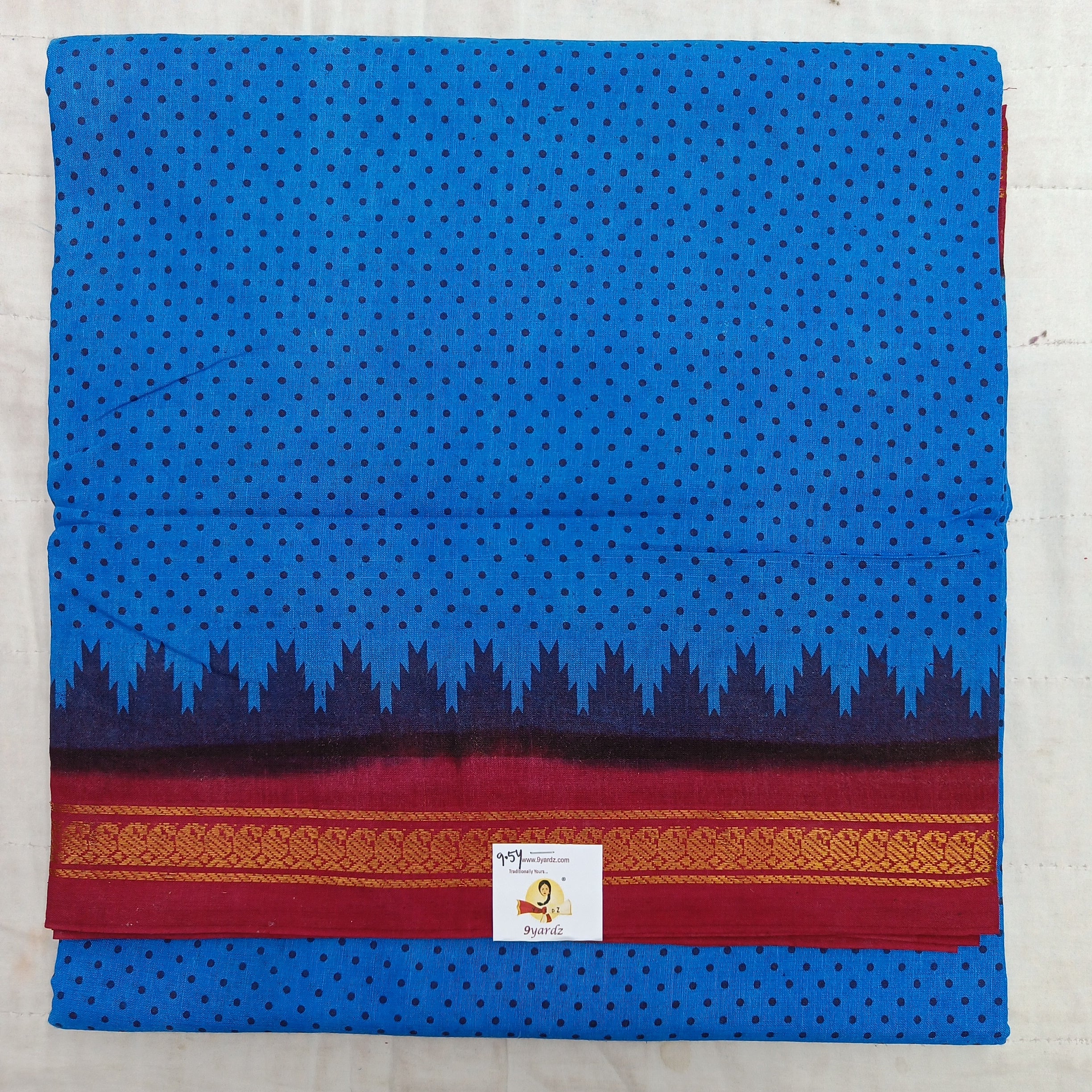 Sungudi cotton 9.5 yards madisar