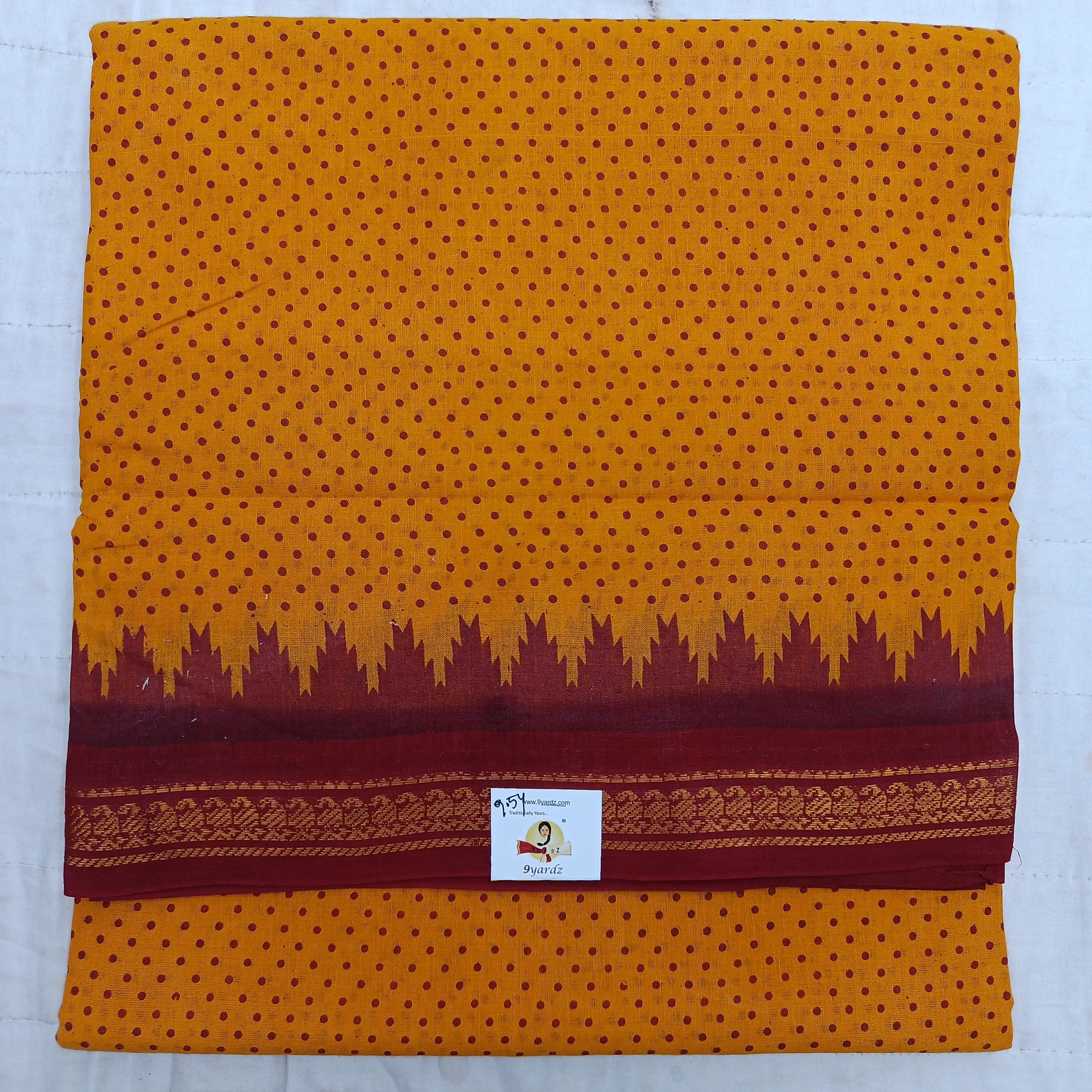 Sungudi cotton 9.5 yards madisar