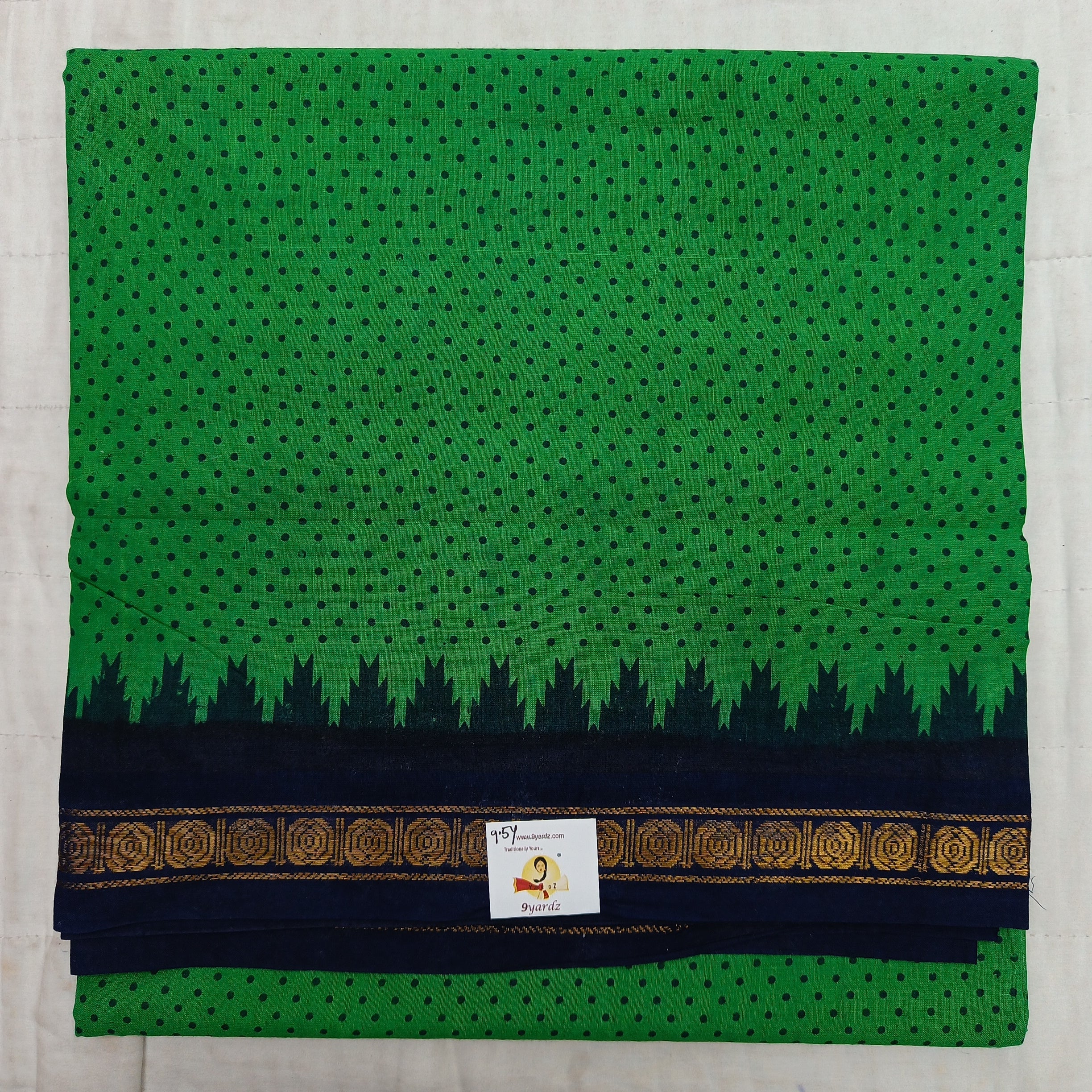 Sungudi cotton 9.5 yards madisar