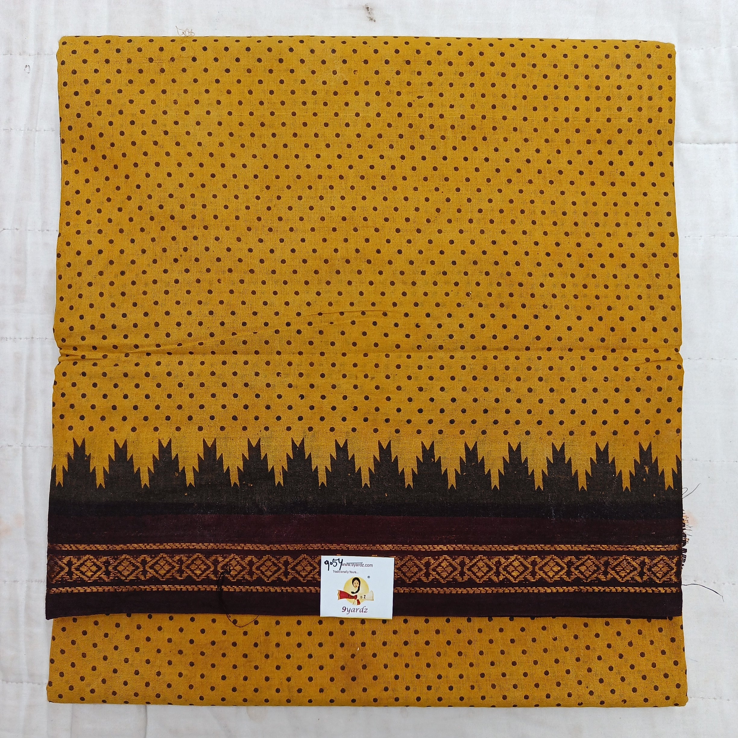Sungudi cotton 9.5 yards madisar