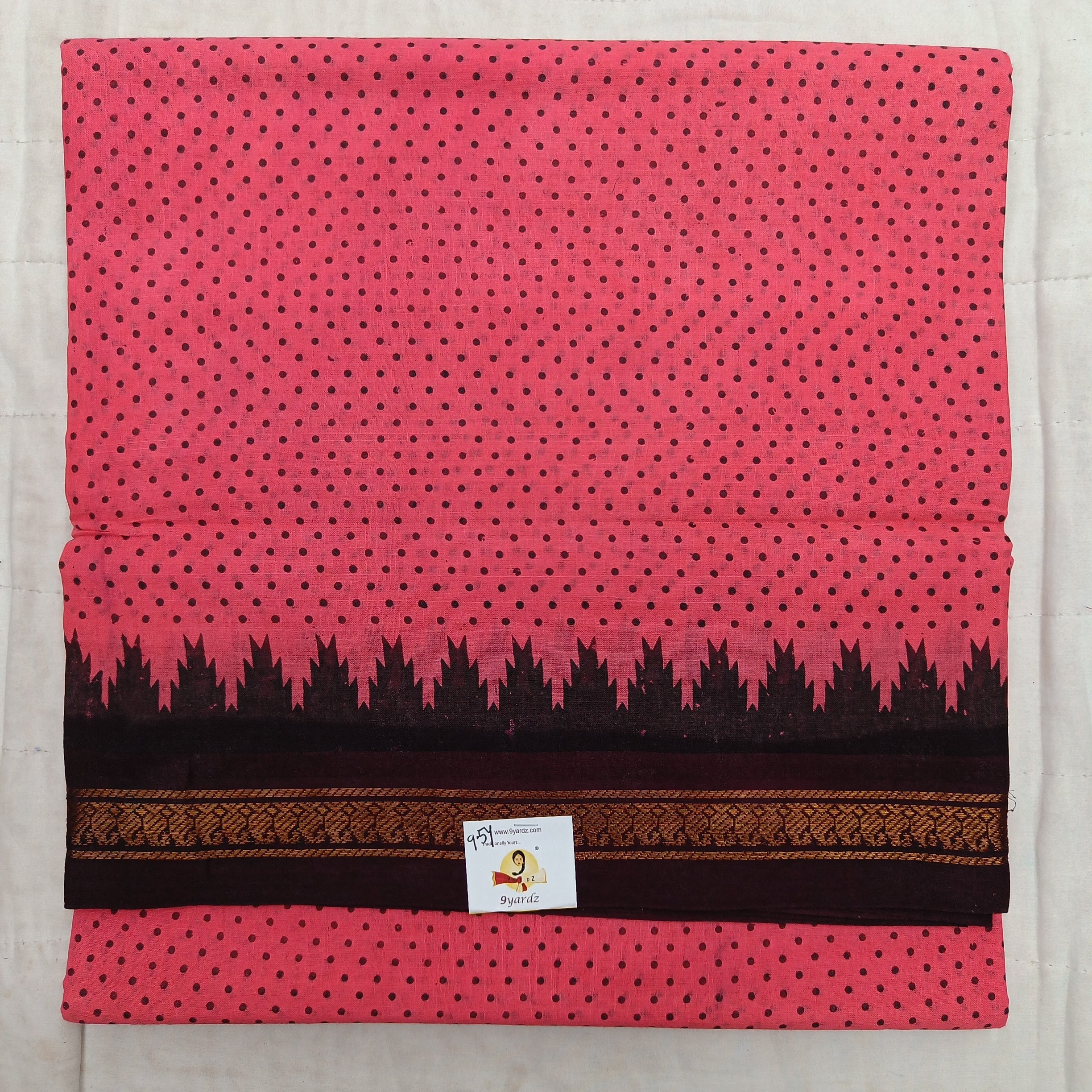 Sungudi cotton 9.5 yards madisar