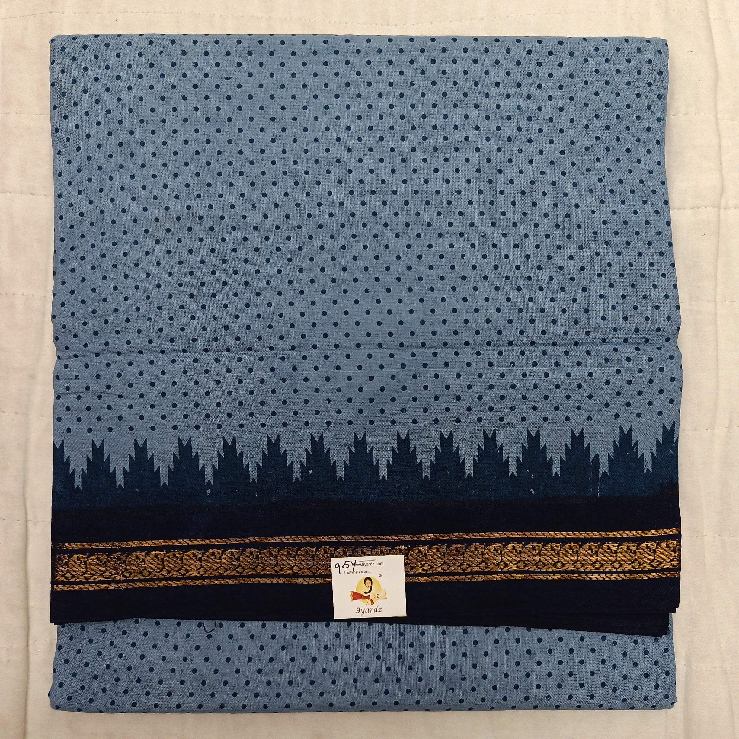 Sungudi cotton 9.5 yards madisar