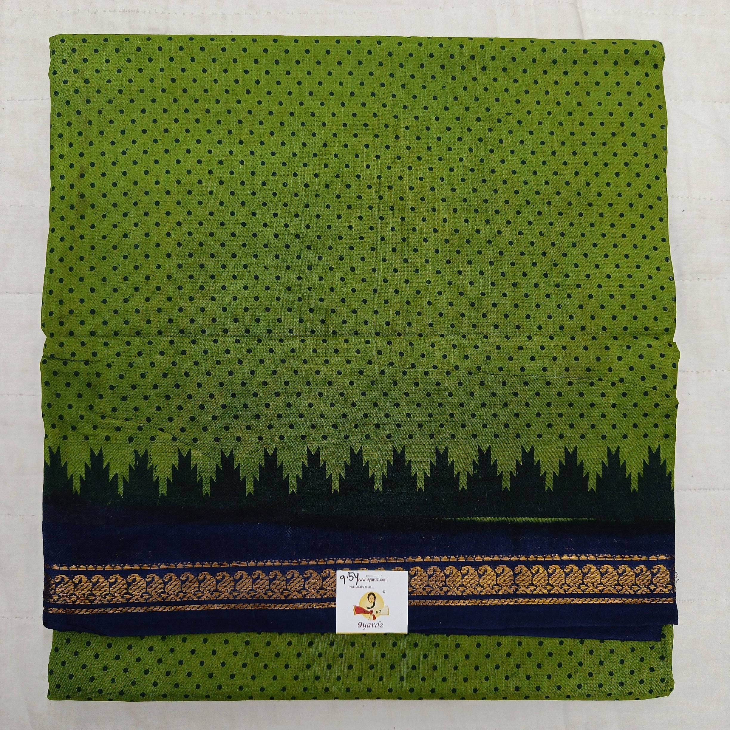 Sungudi cotton 9.5 yards madisar