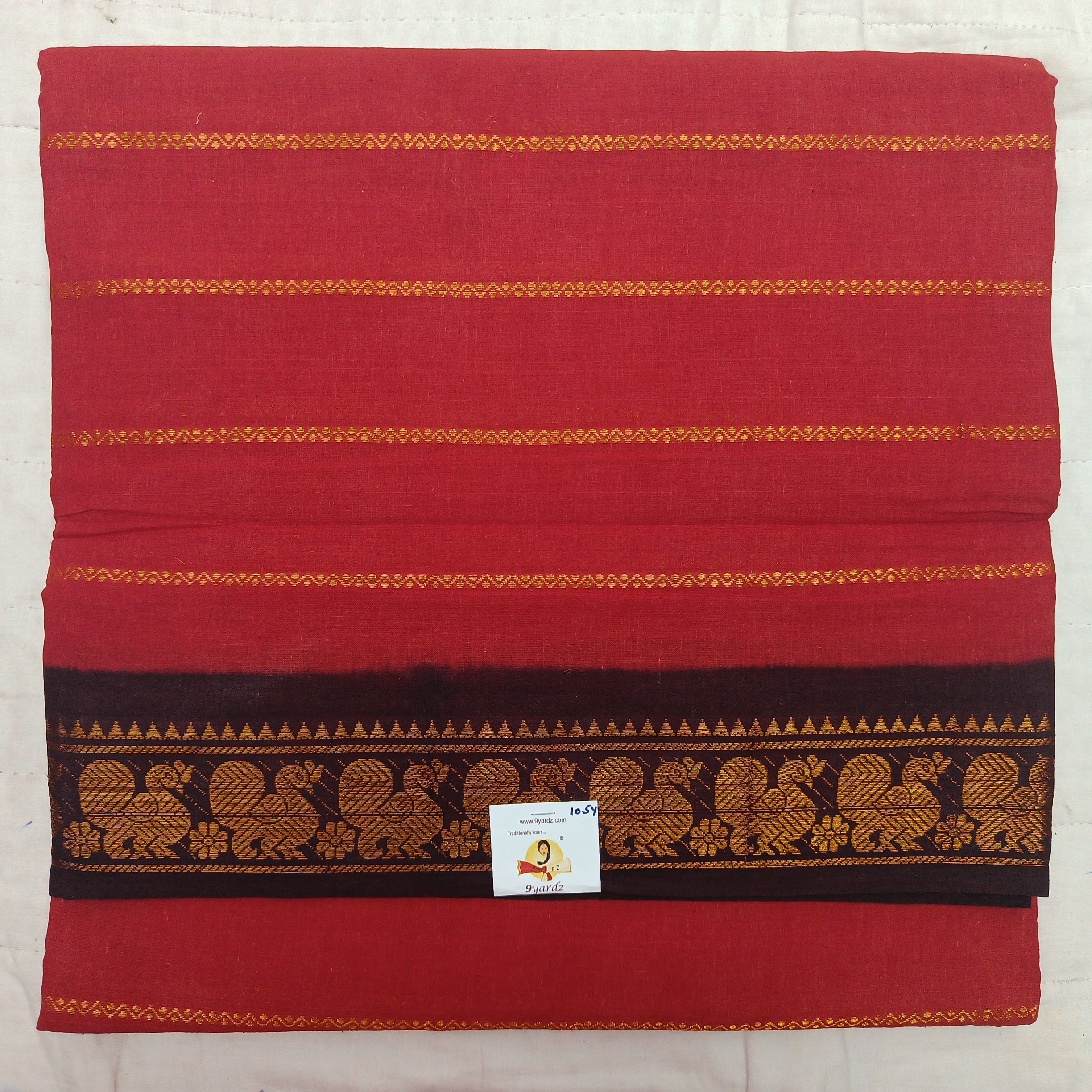 Sungudi cotton velthari 10.5 yards madisar