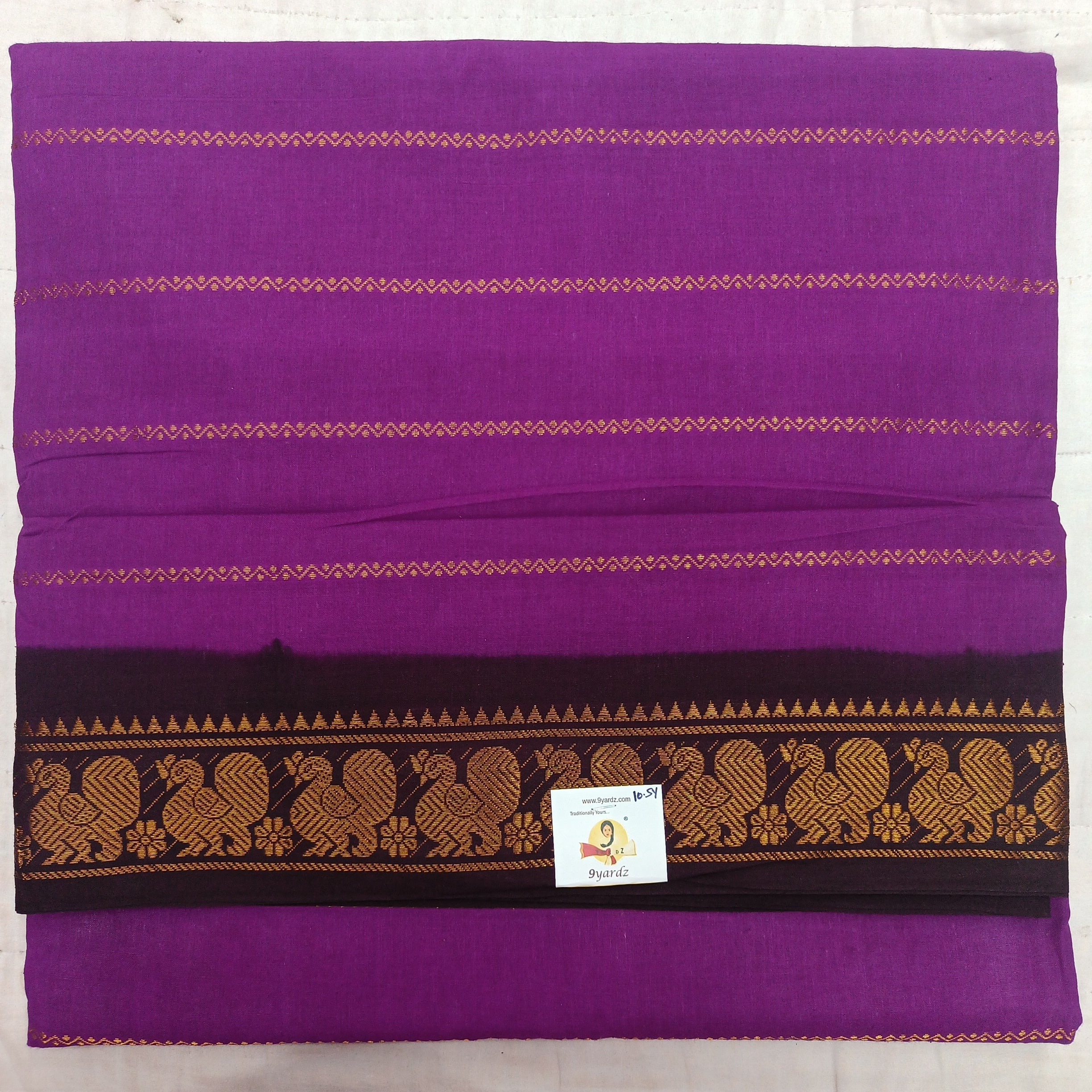 Sungudi cotton velthari 10.5 yards madisar