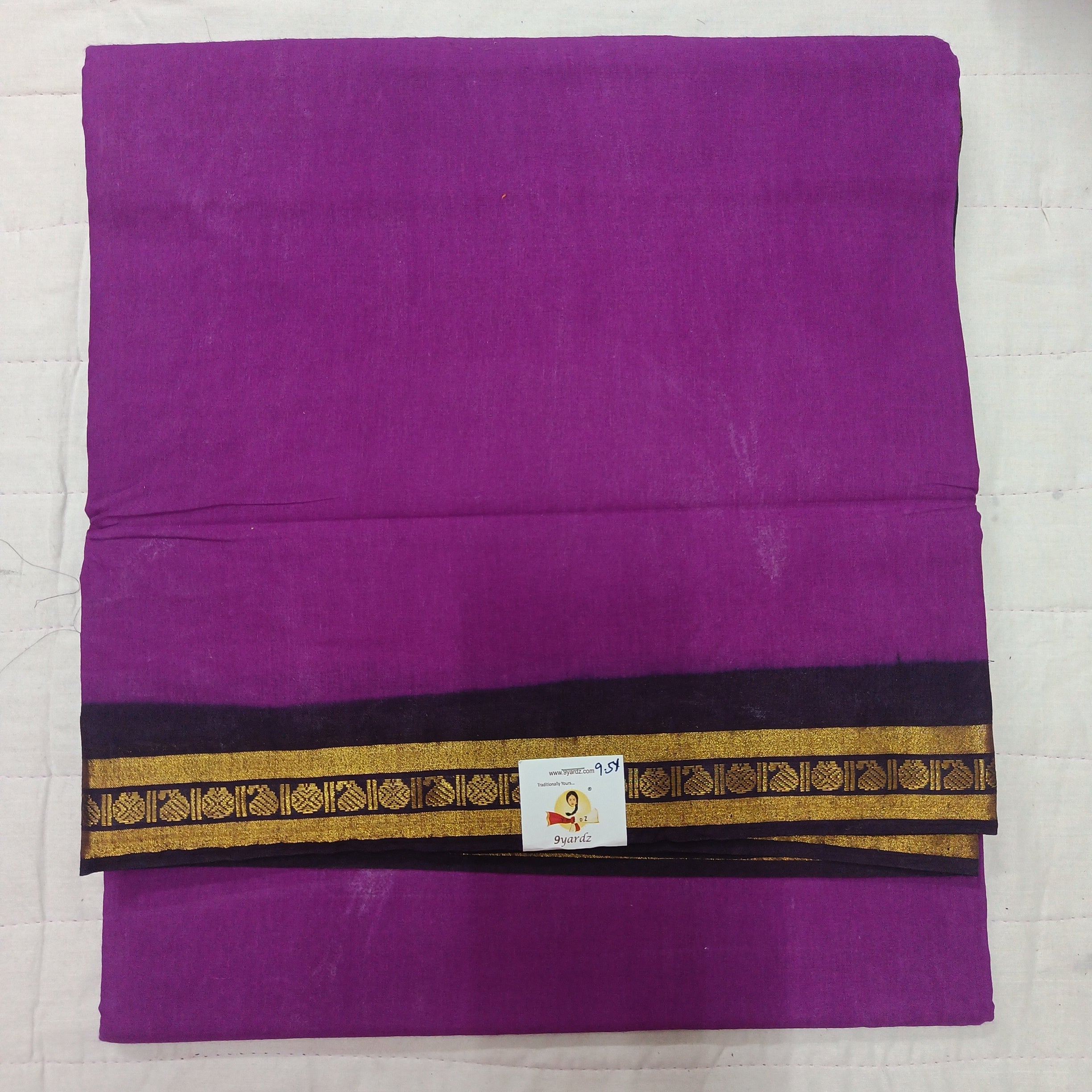 Sungudi cotton 9.5 yards madisar