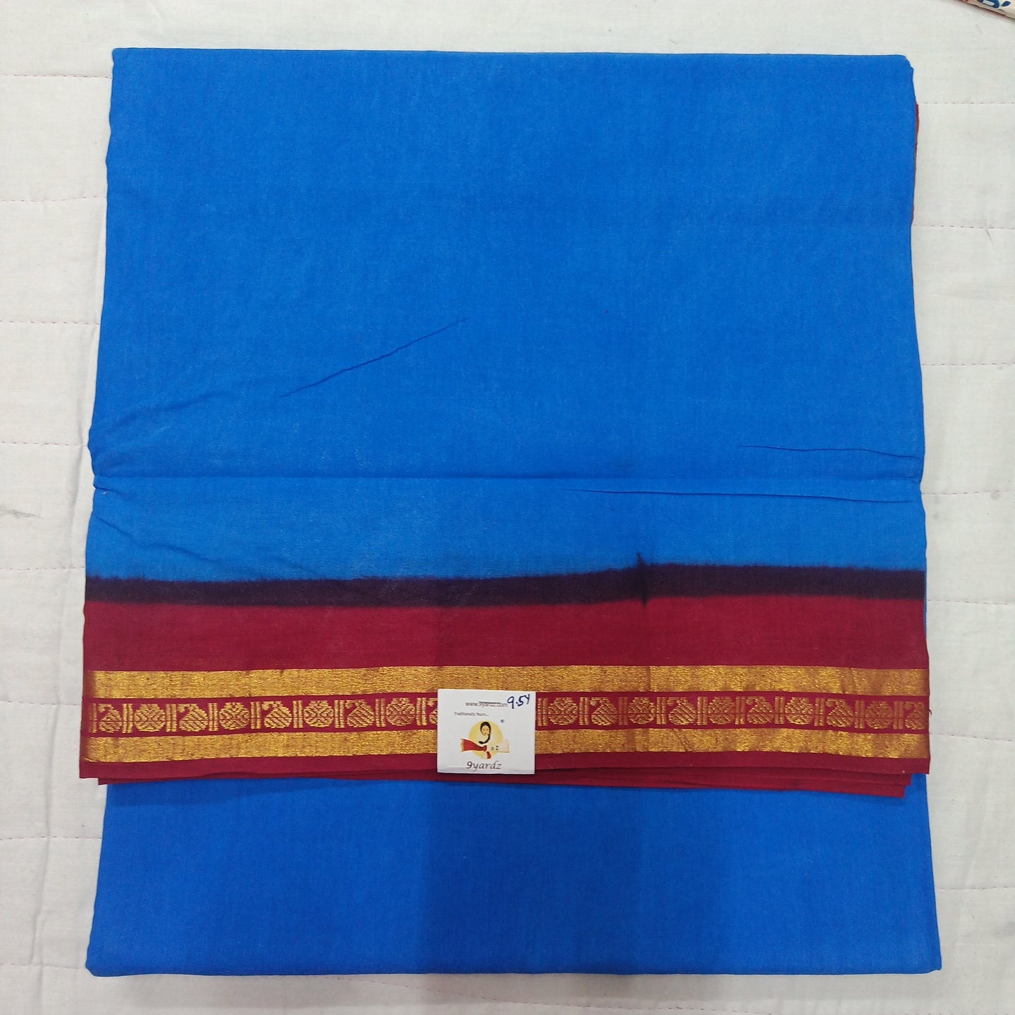 Sungudi cotton 9.5 yards madisar