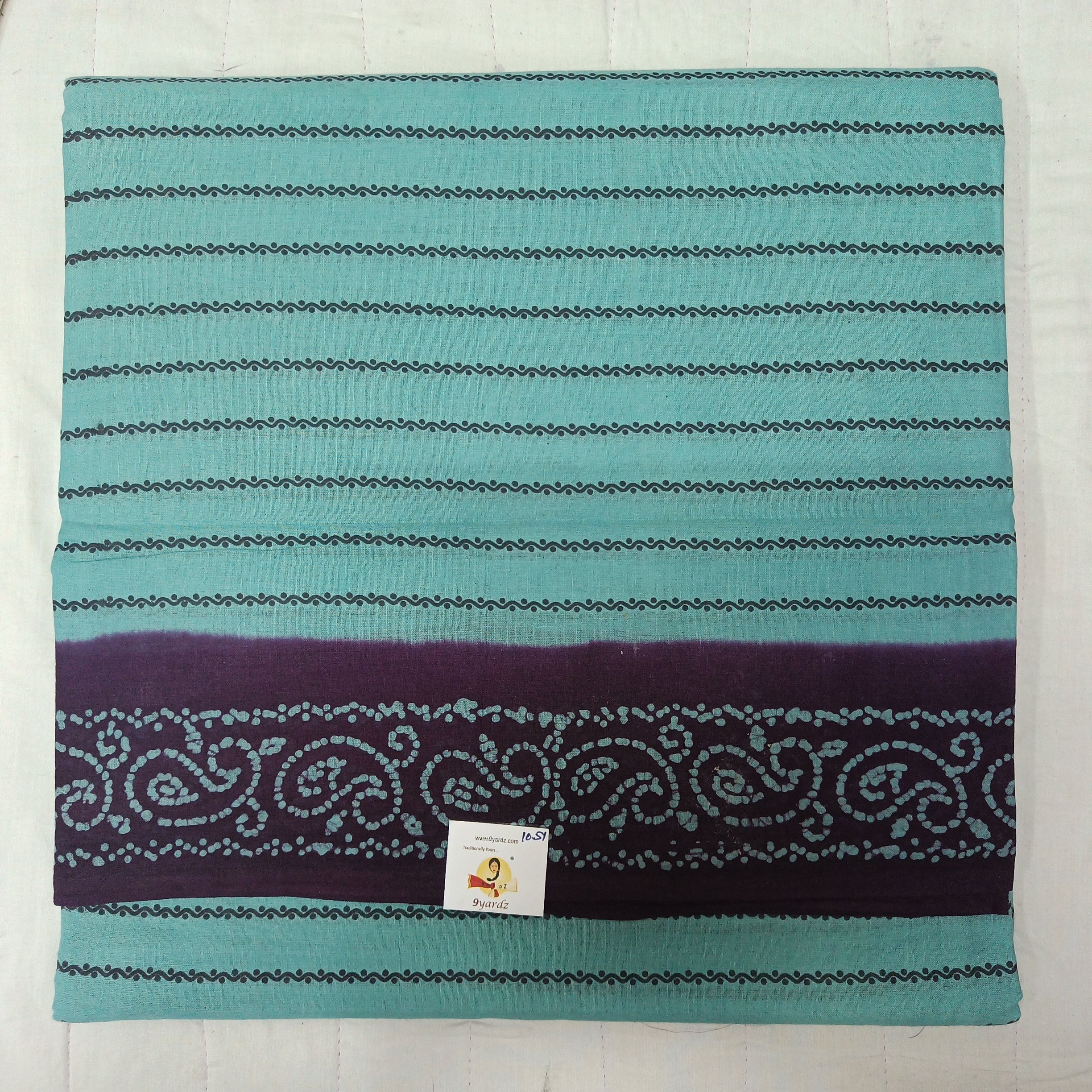 Sungudi cotton velthari 10.5 yards madisar