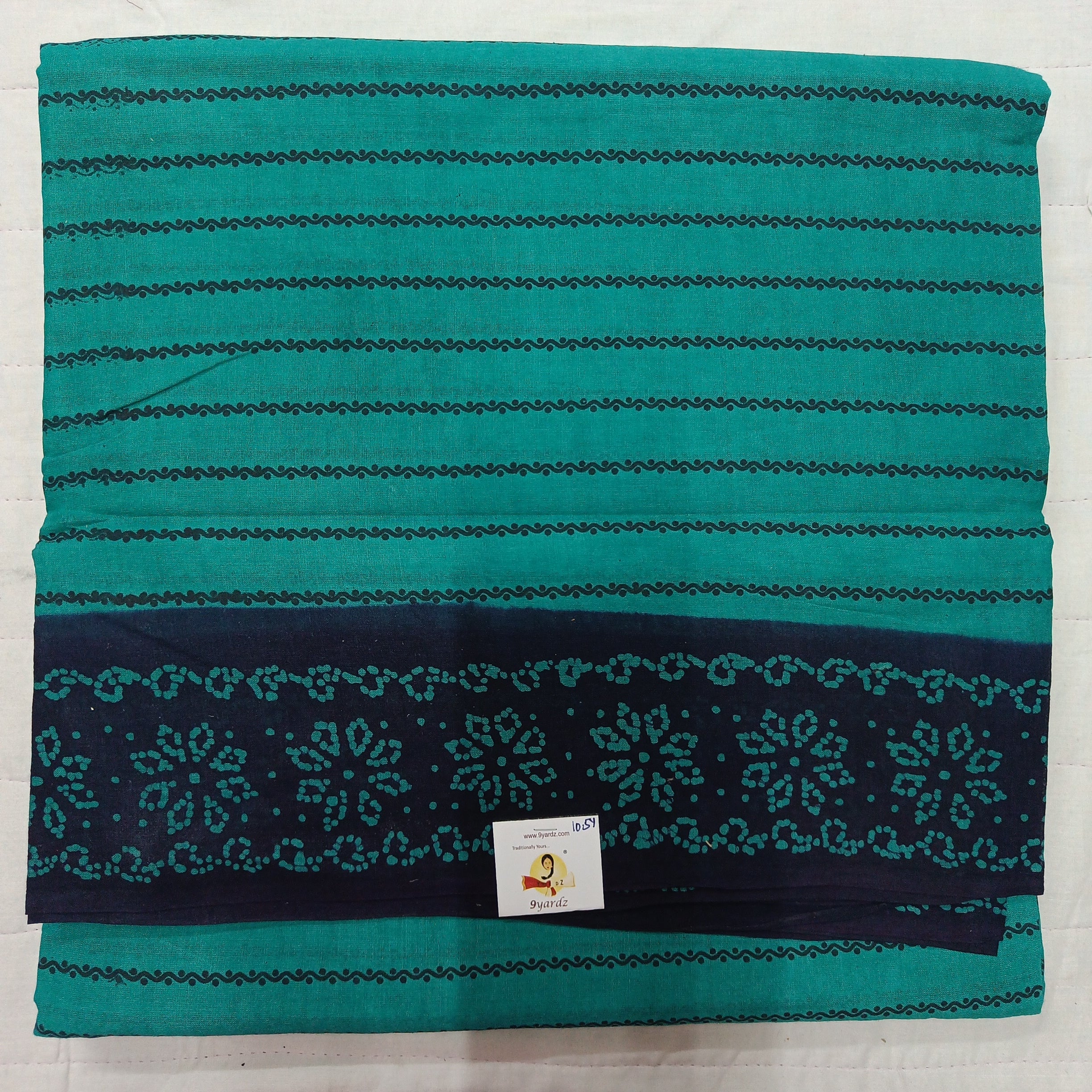 Sungudi cotton velthari 10.5 yards madisar