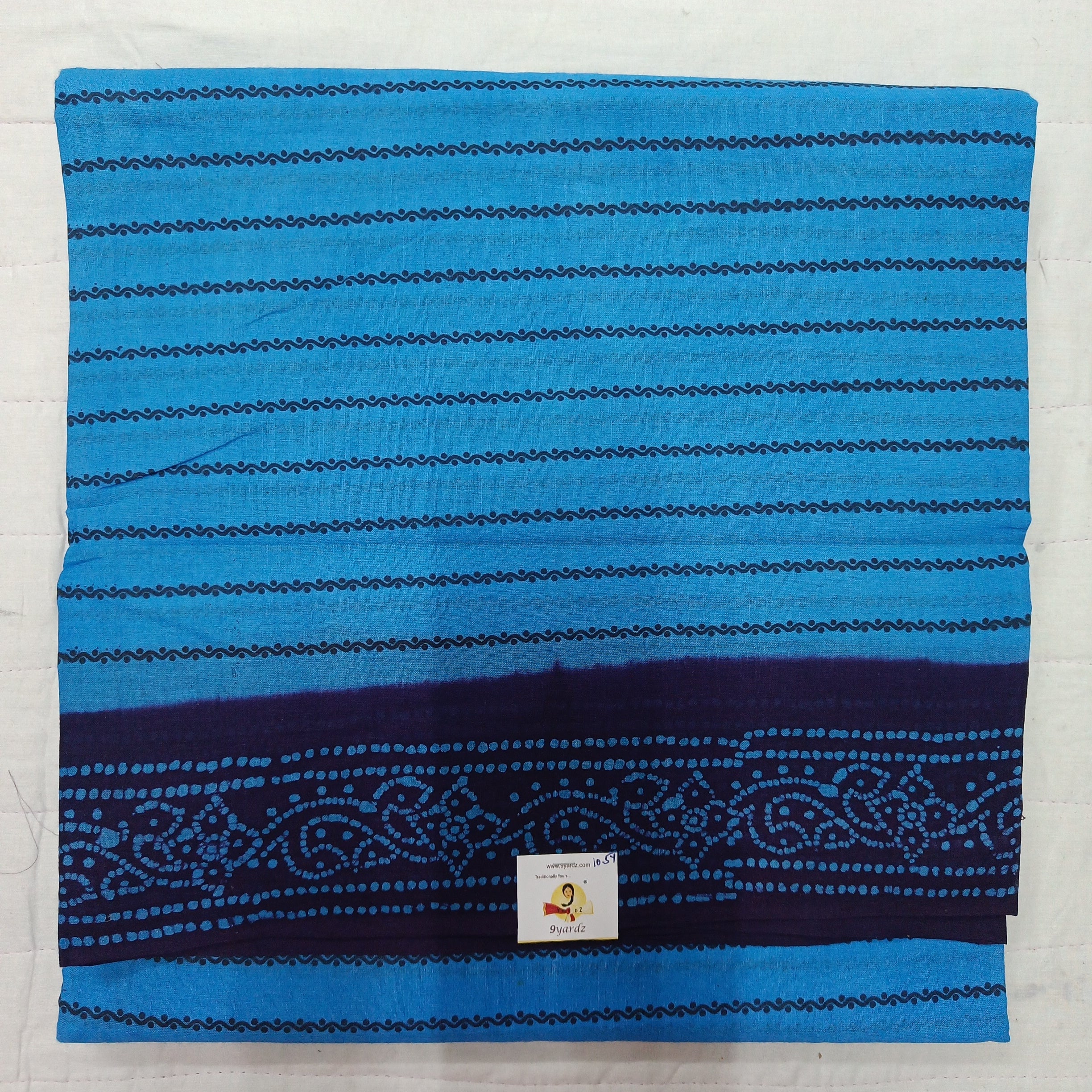 Sungudi cotton velthari 10.5 yards madisar