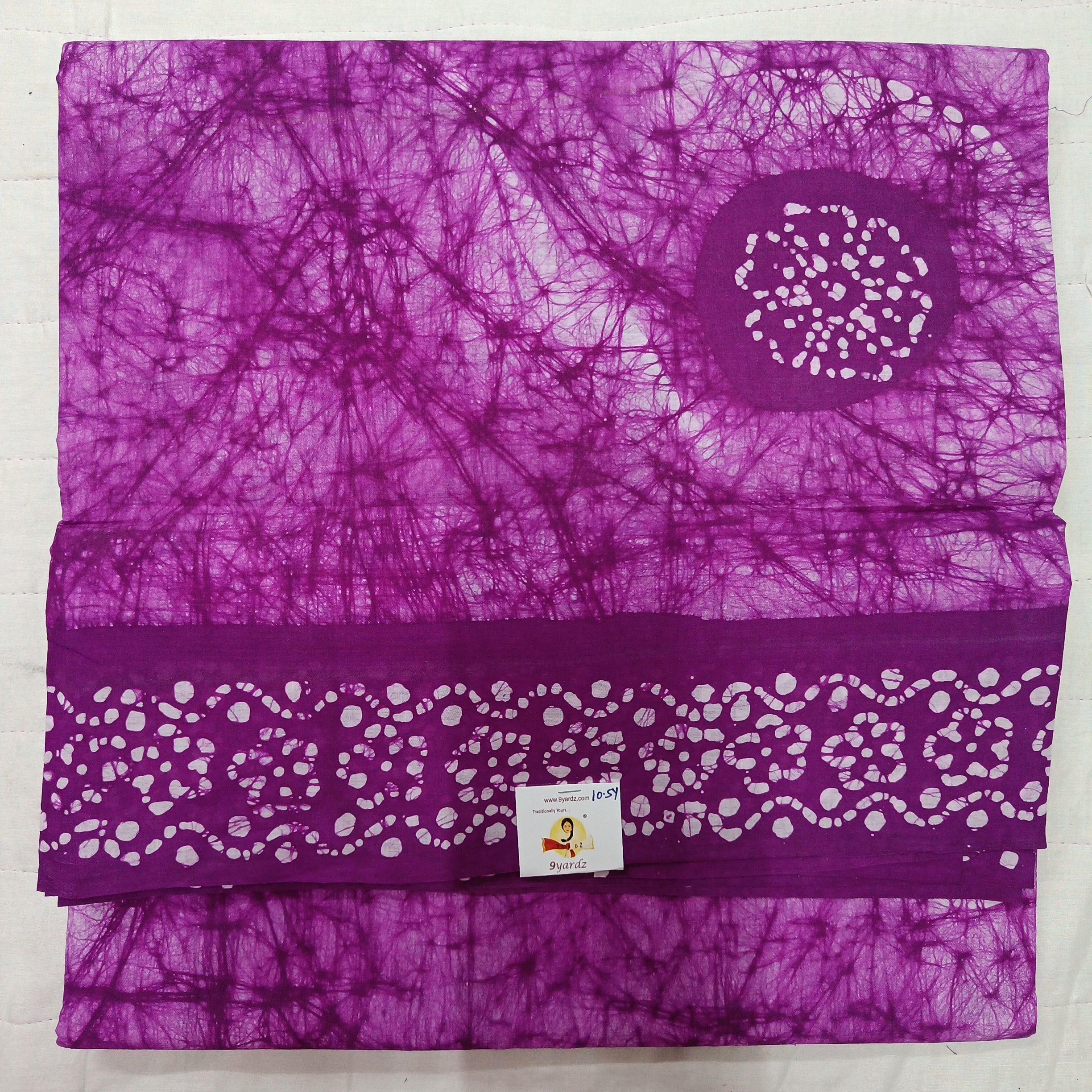 Sungudi cotton 10.5 yards madisar