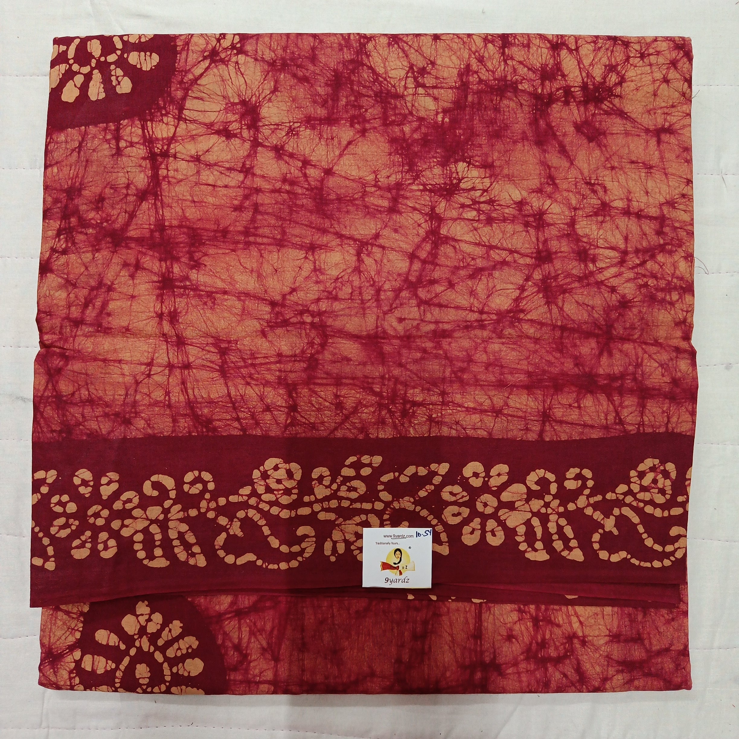 Sungudi cotton 10.5 yards madisar